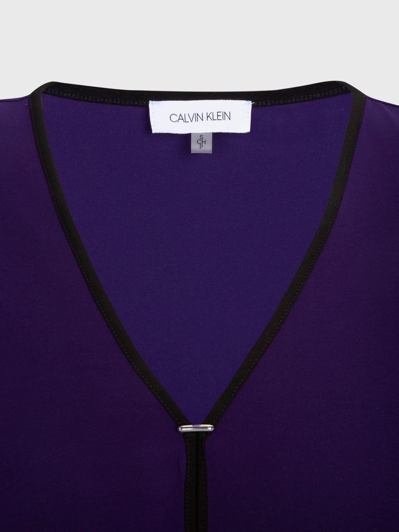 Blusa Piped Morado Calvin Klein-2