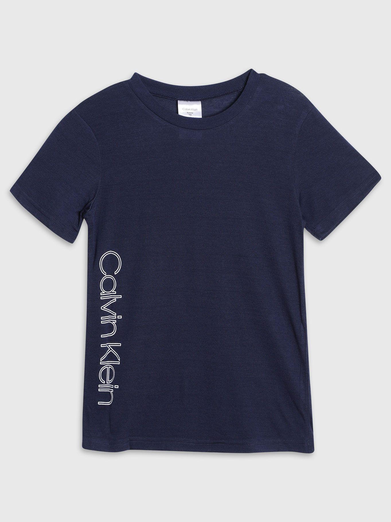 Pijama Niño Vertical Logo Azul 701 Calvin Klein-2