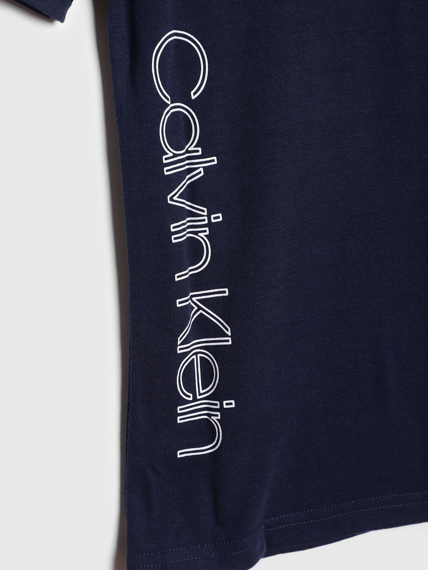 Pijama Niño Vertical Logo Azul 701 Calvin Klein-6