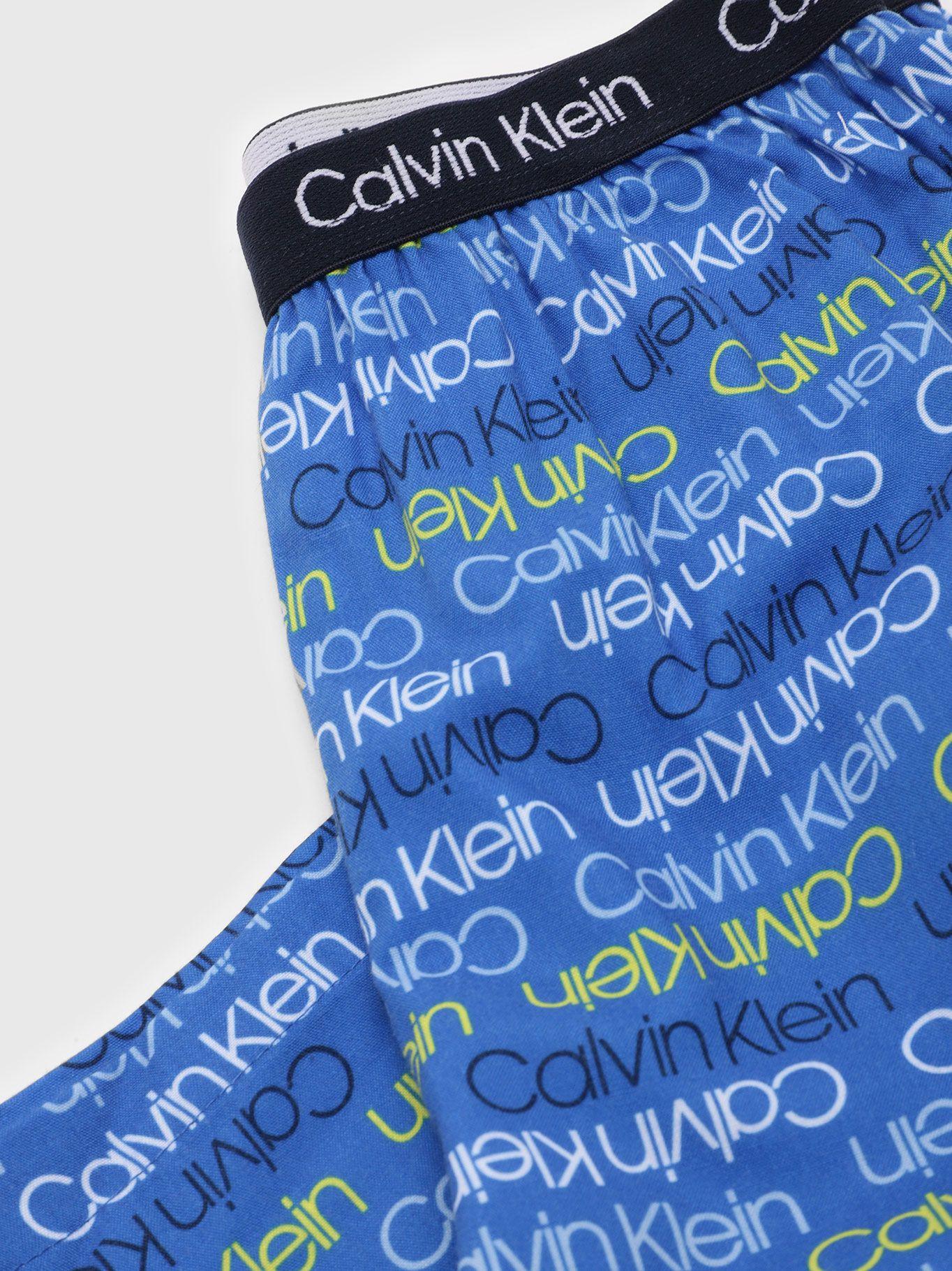 Pijama Niño Vertical Logo Azul 701 Calvin Klein-7