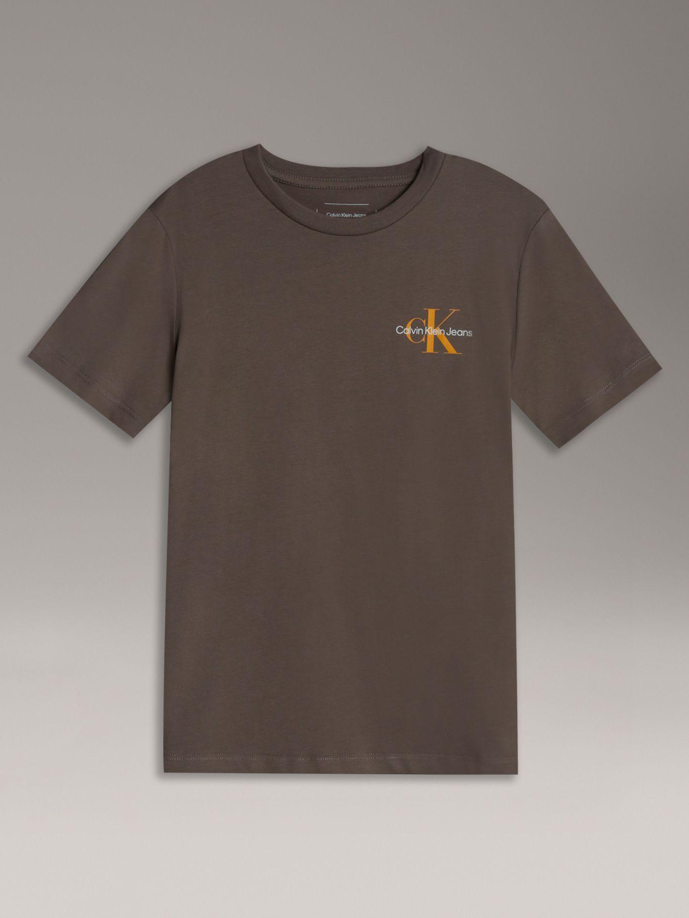 Polera Niño Chest Monologo Café Calvin Klein-0