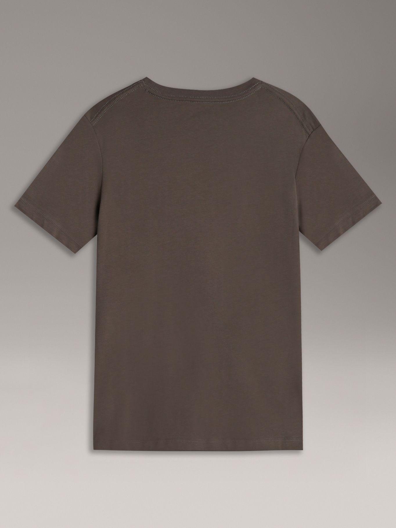 Polera Niño Chest Monologo Café Calvin Klein-1
