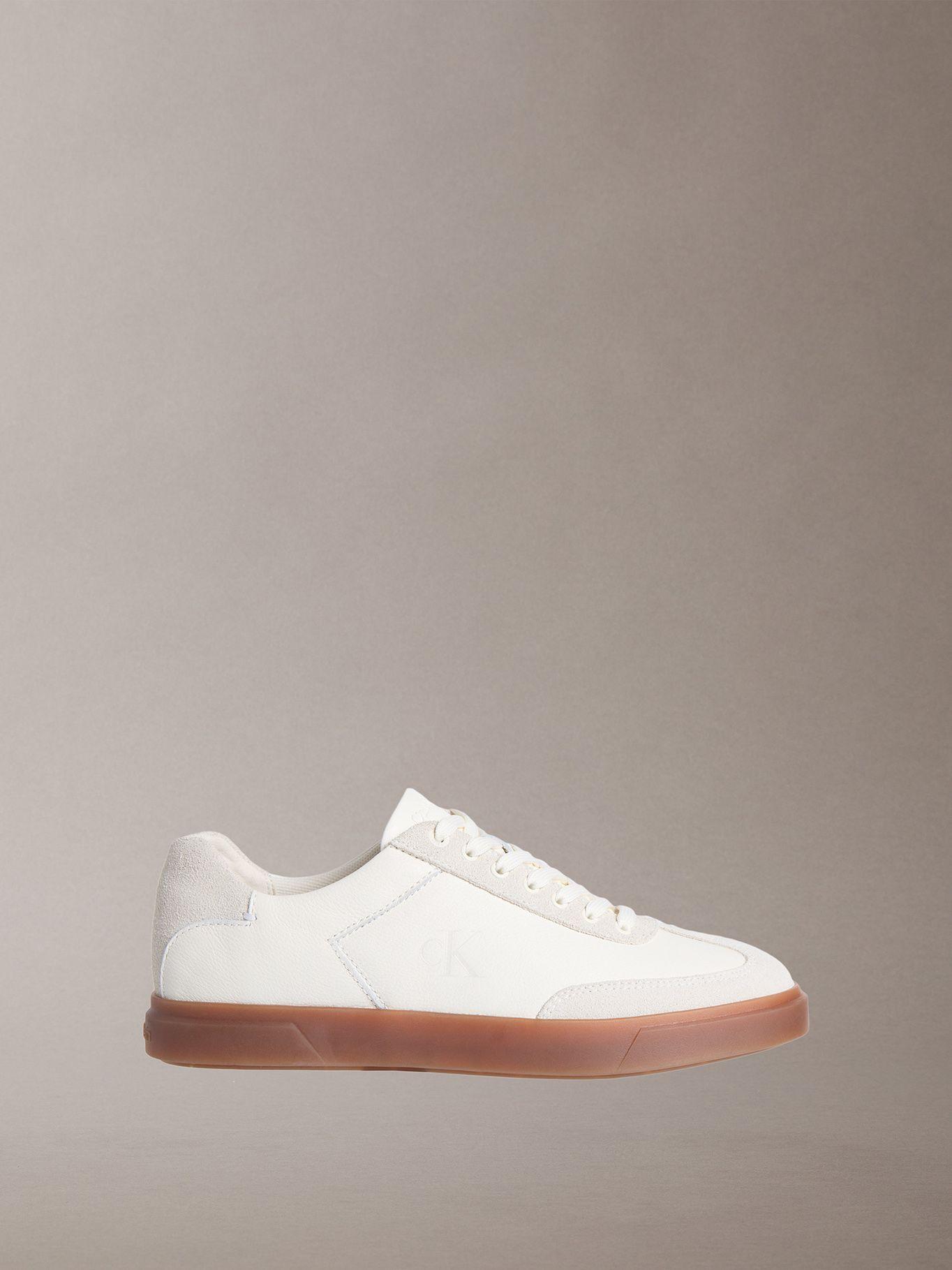 Zapatillas en Texturas Mixtas Blanco Calvin Klein-4