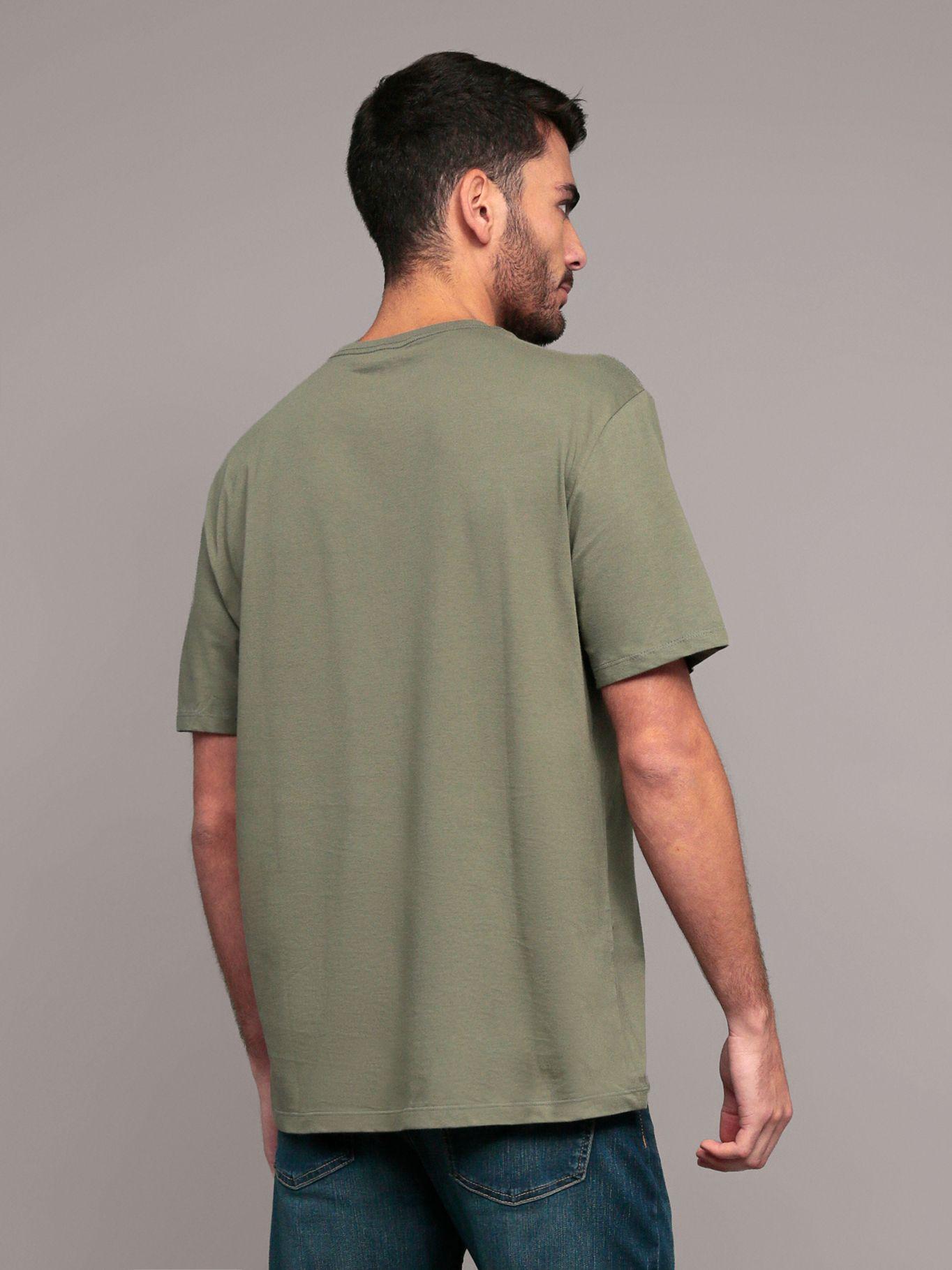 Polera graphic box shine Verde Calvin Klein-3