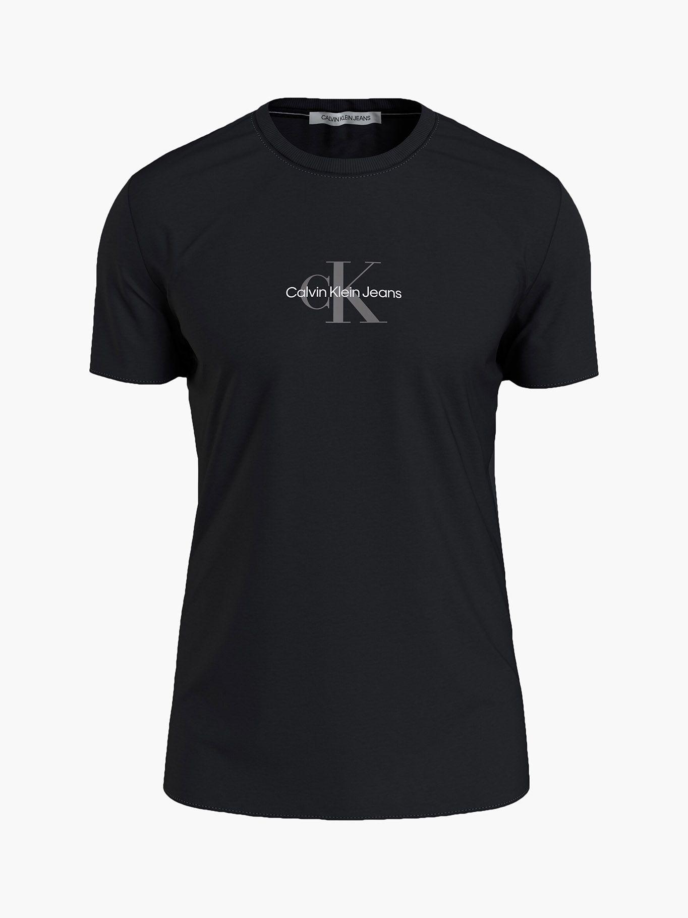 Polera Monogram Logo Negro 855 Calvin Klein-4
