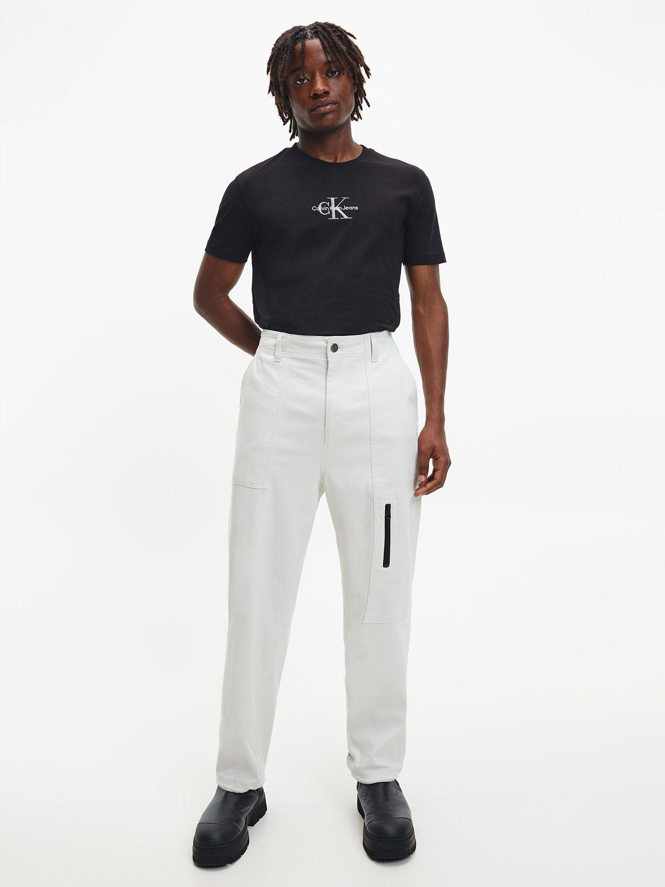 Polera Monogram Logo Negro 855 Calvin Klein-1