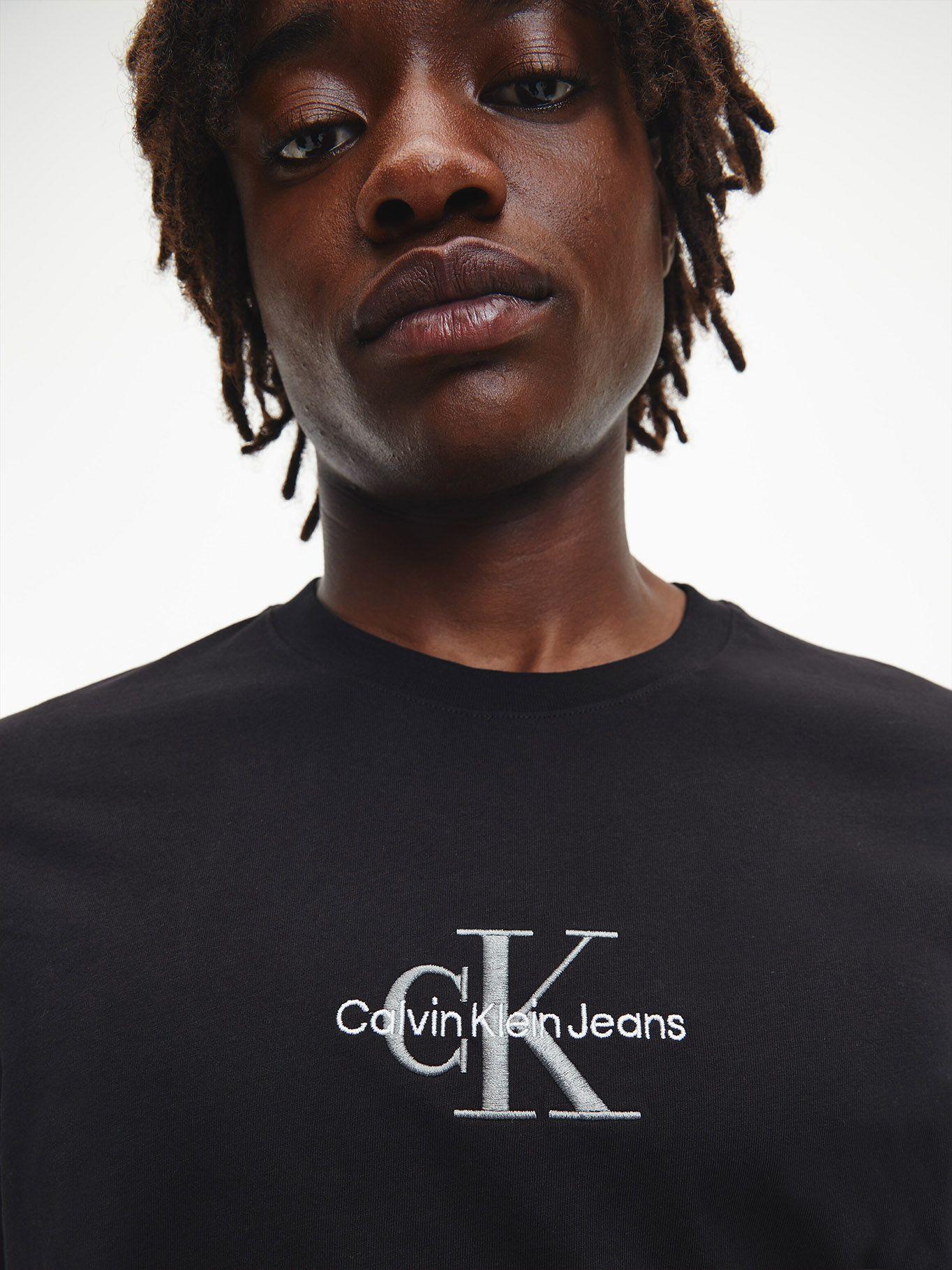 Polera Monogram Logo Negro 855 Calvin Klein-3
