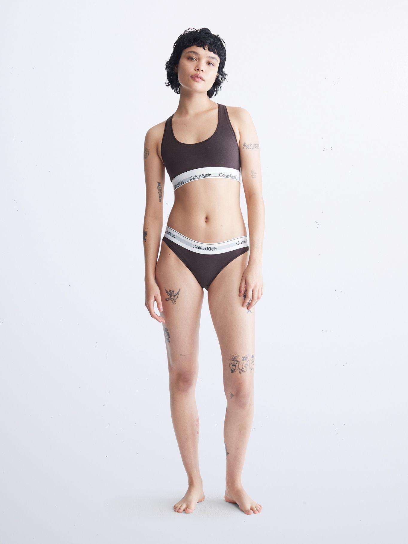 Bralette Espalda Cruzada Cotton Cafe Calvin Klein-1