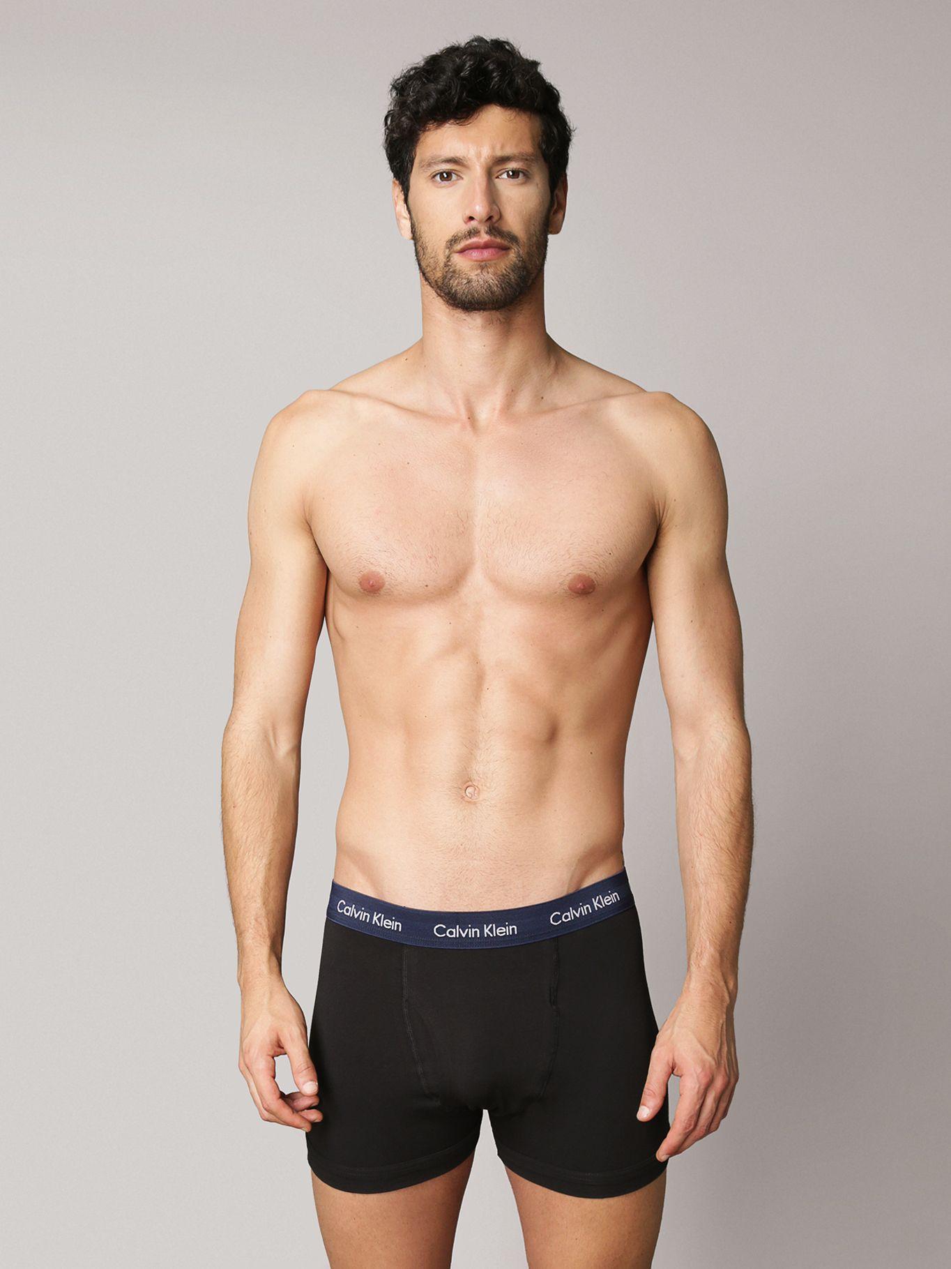 Pack De 3 Bóxers Trunk Cott Stretch Negro Calvin Klein-1