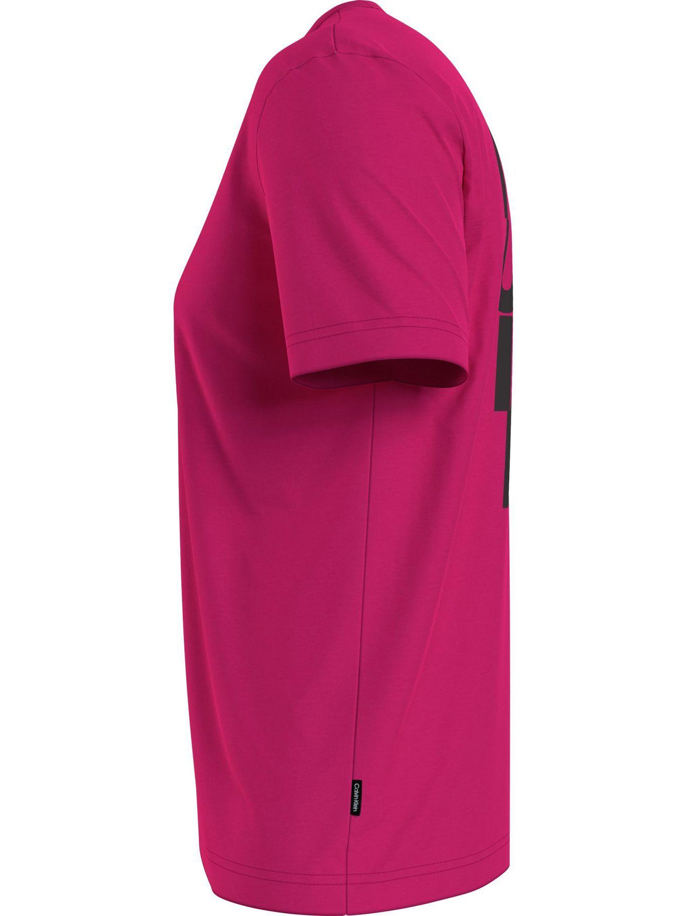 Polera Thunder Logo Back  Fucsia Calvin Klein-3