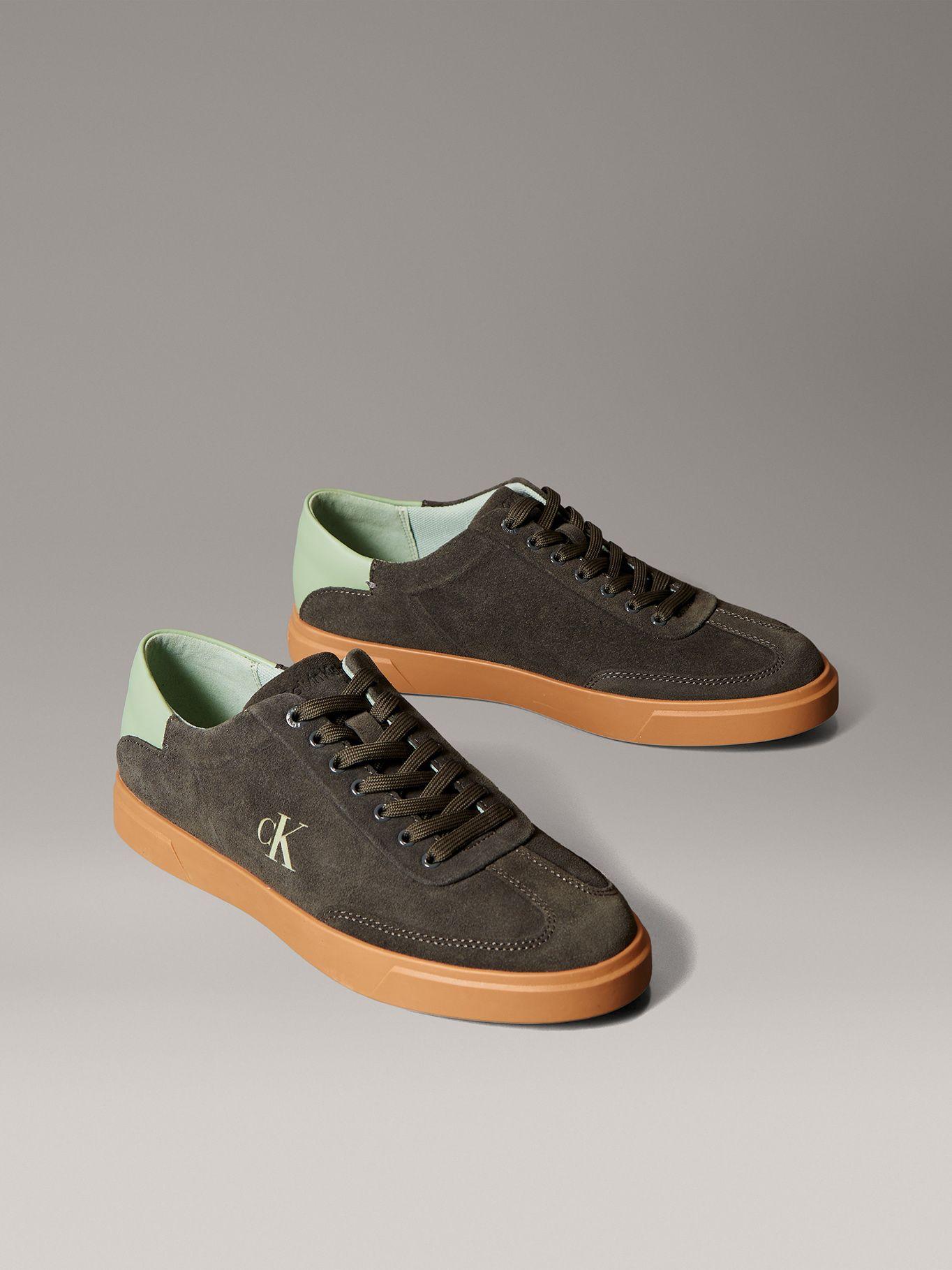 Zapatillas de Ante de Caña Baja Verde Calvin Klein-0