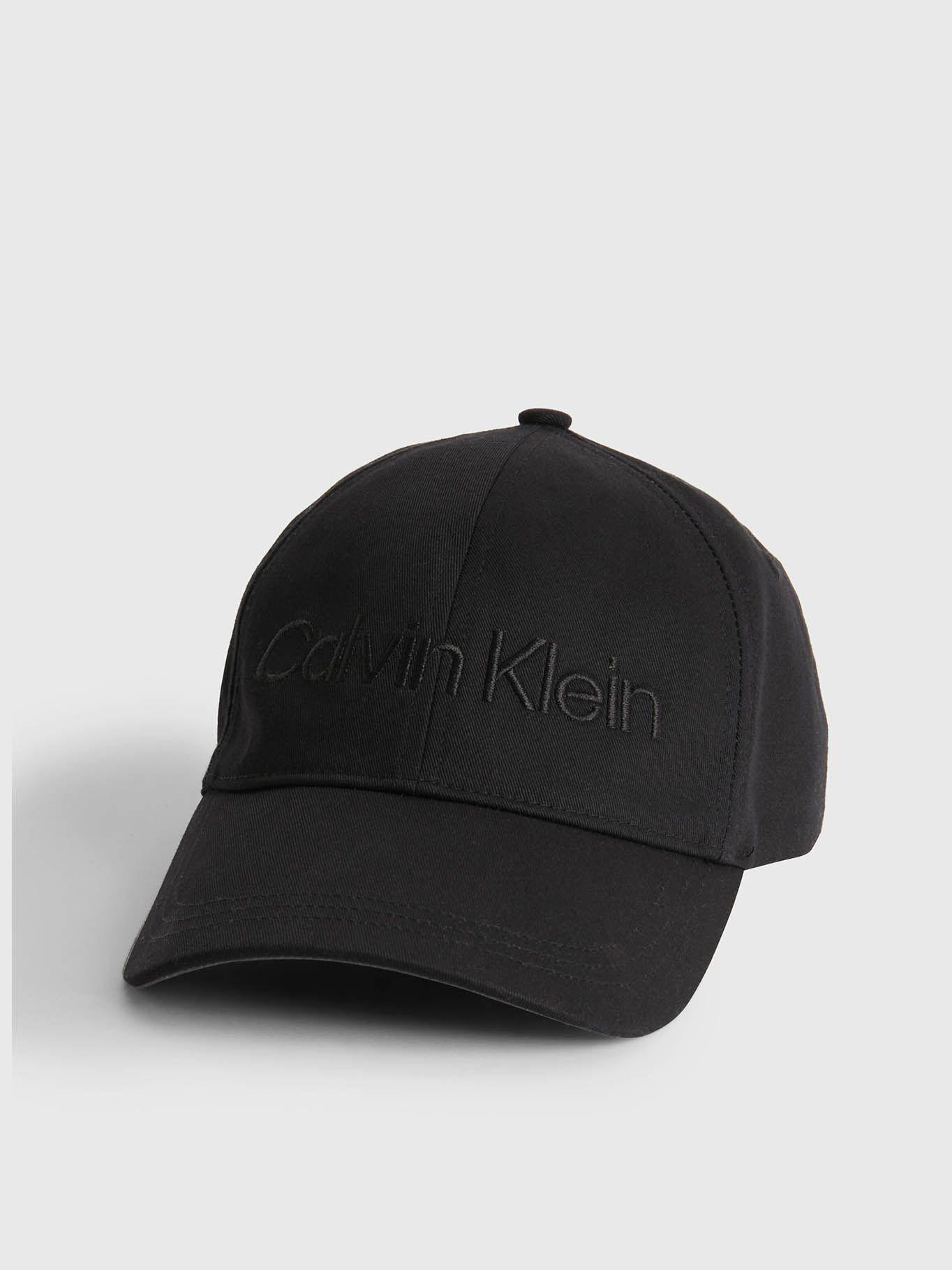 Gorra de algodón orgánico Negro Calvin Klein-0