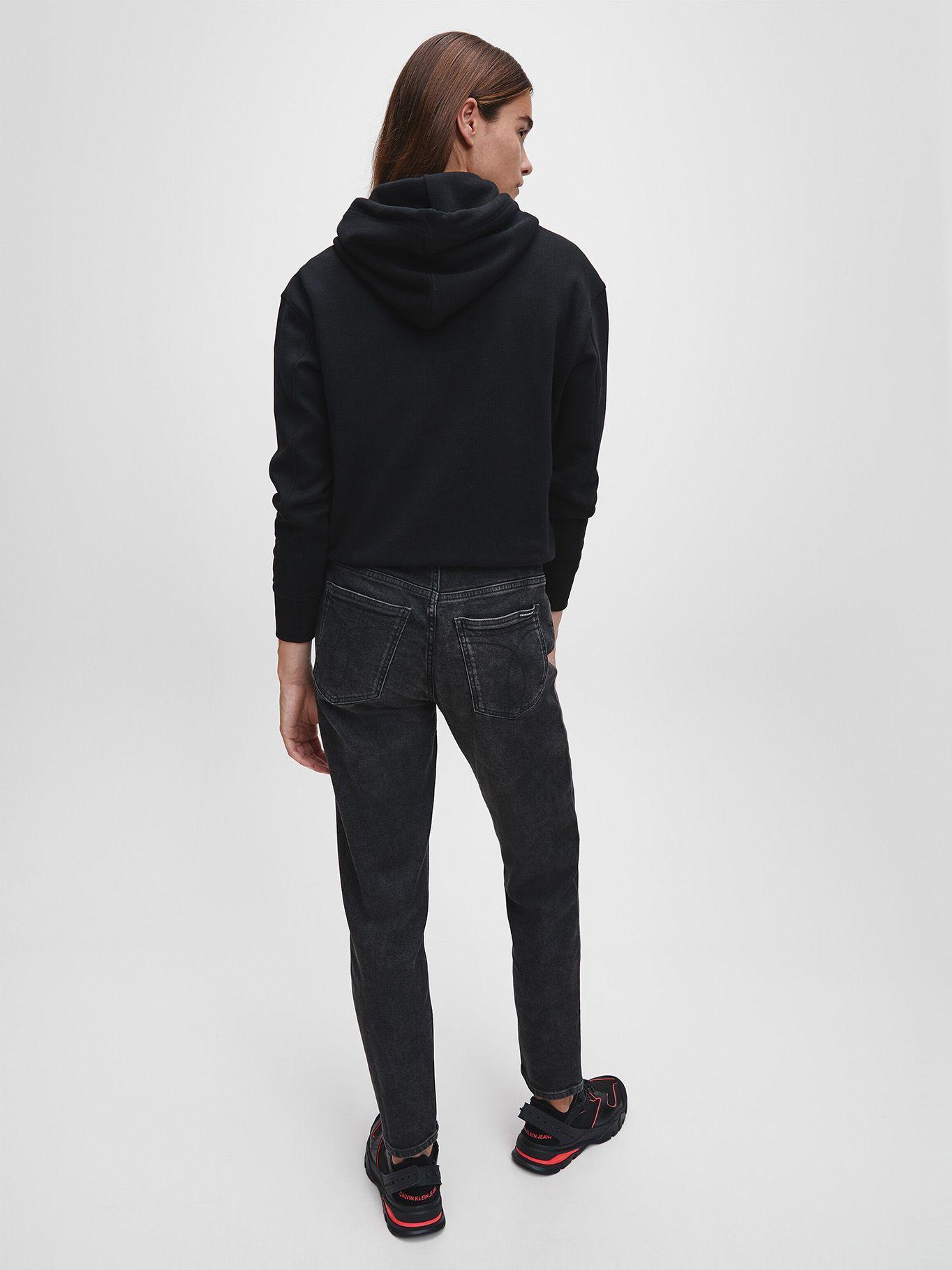 Hoodie Ck Embroidery Negro Calvin Klein-2