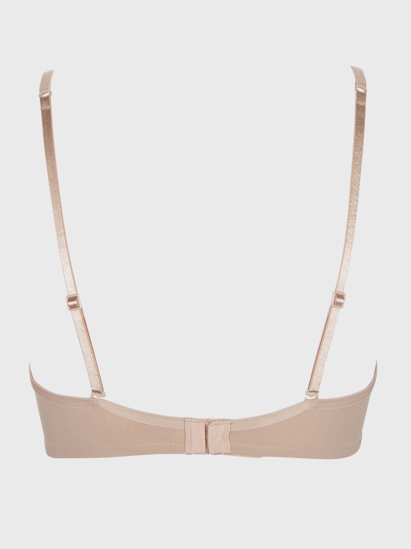 Bralette Unlined Mirror Lace Chocolate Calvin Klein-1
