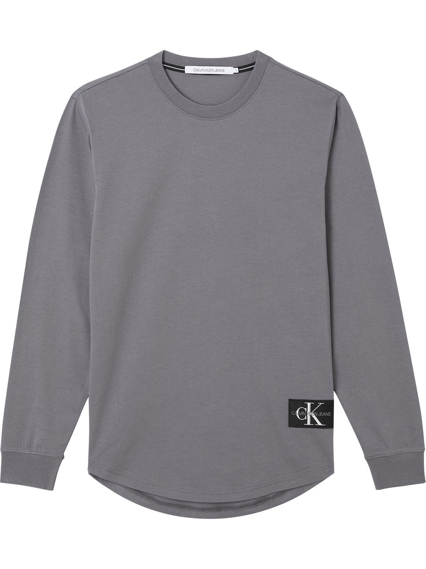 Polera Ls Round Gris Calvin Klein-0