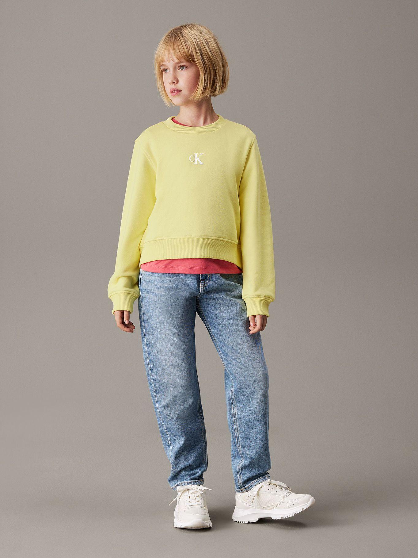 Jeans Niña Barrel Leg Azul Calvin Klein-0