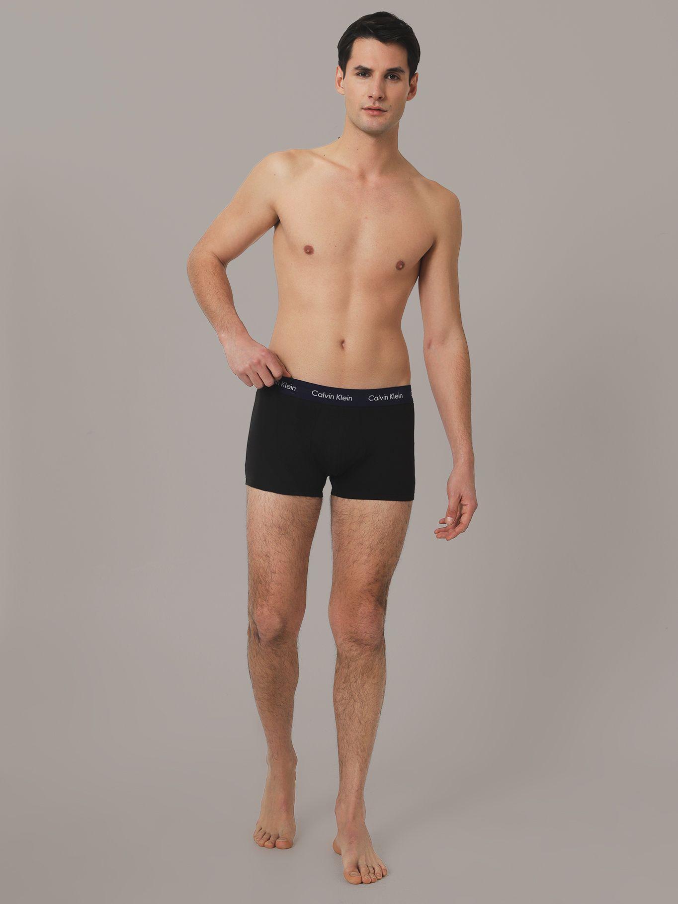 Pack 3 Bóxers Low Trunk Cotton Rise Negro Calvin Klein-2