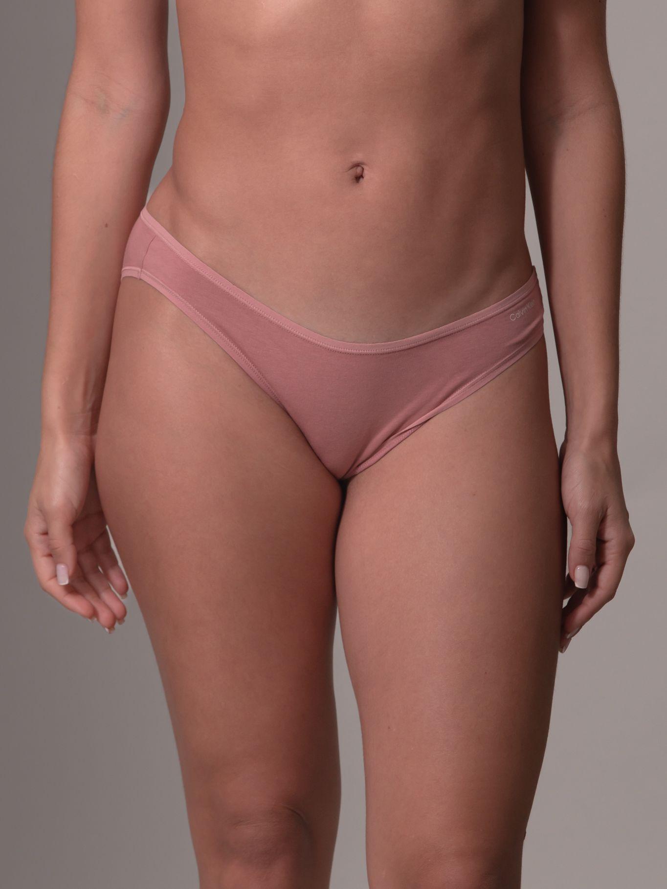 Calzón Bikini Ideal Cotton Rosado Calvin Klein-0