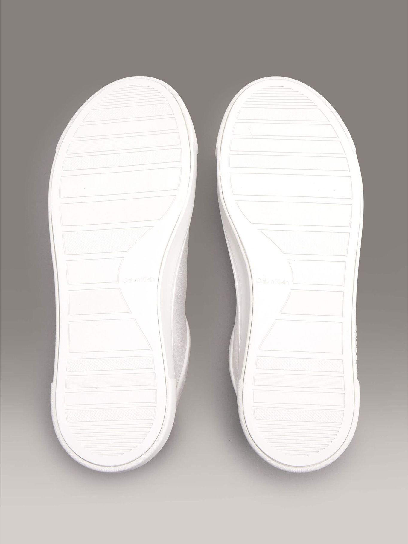 Zapatillas de cuero Blanco Calvin Klein-2