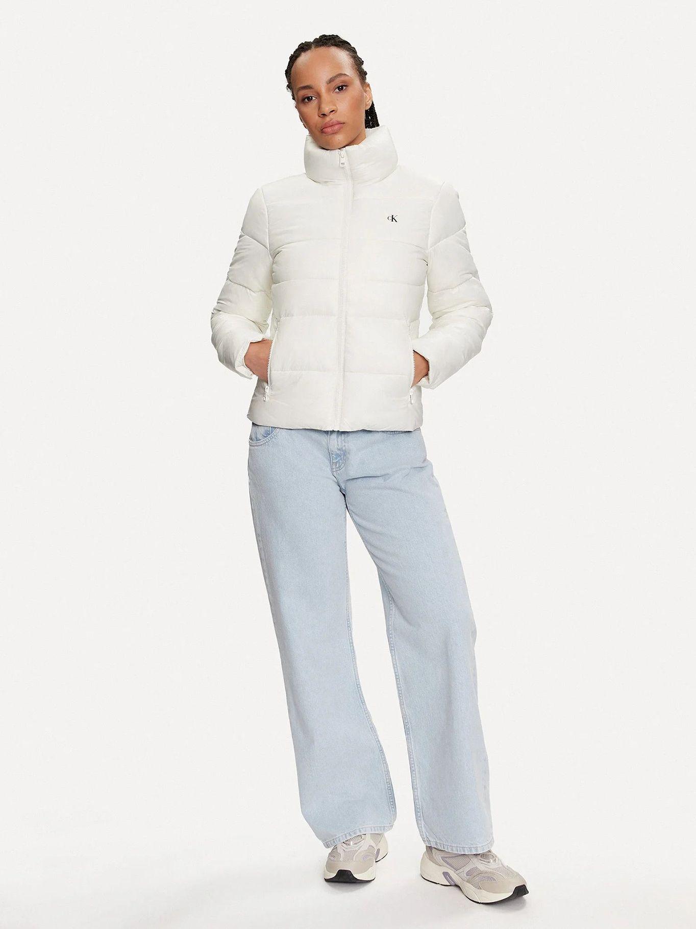 Parka Padded Fitted Blanco Calvin Klein-1