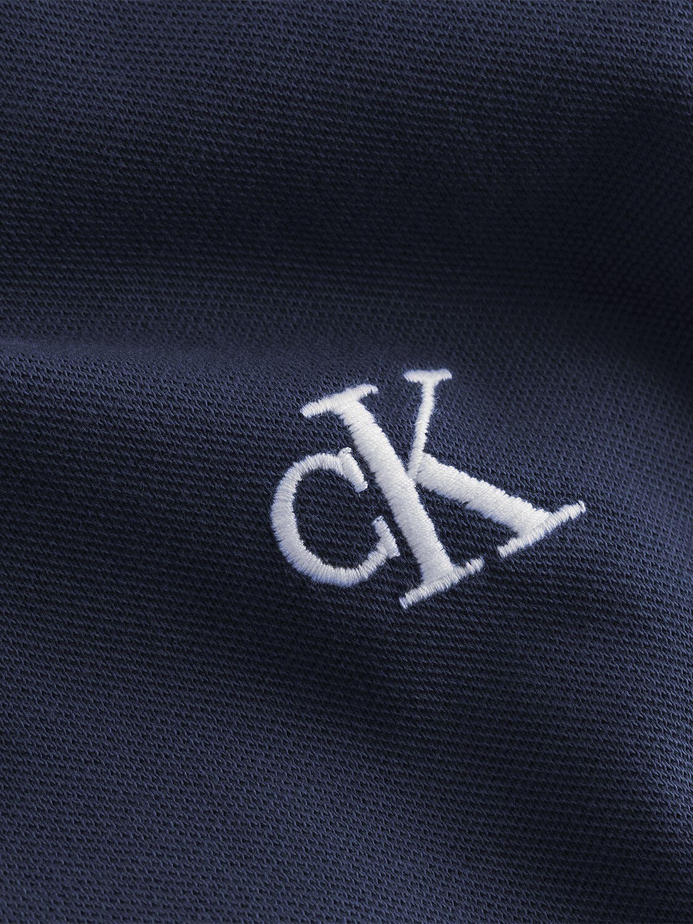 Polo Tipping Slim Azul 603 Calvin Klein-4
