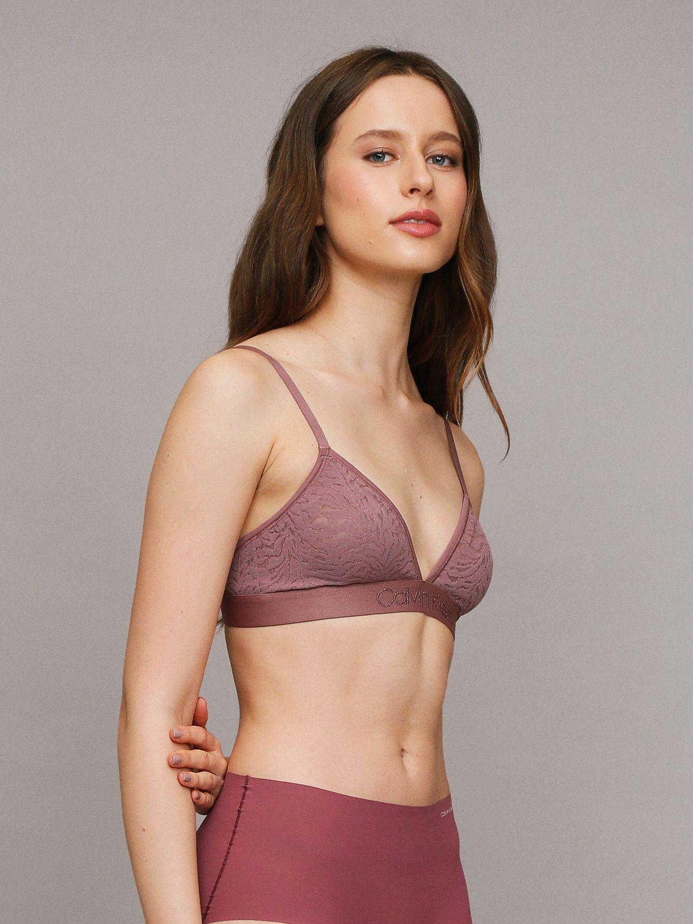 Bralette Triángulo Intrinsi-Unlined Morado Calvin Klein-3