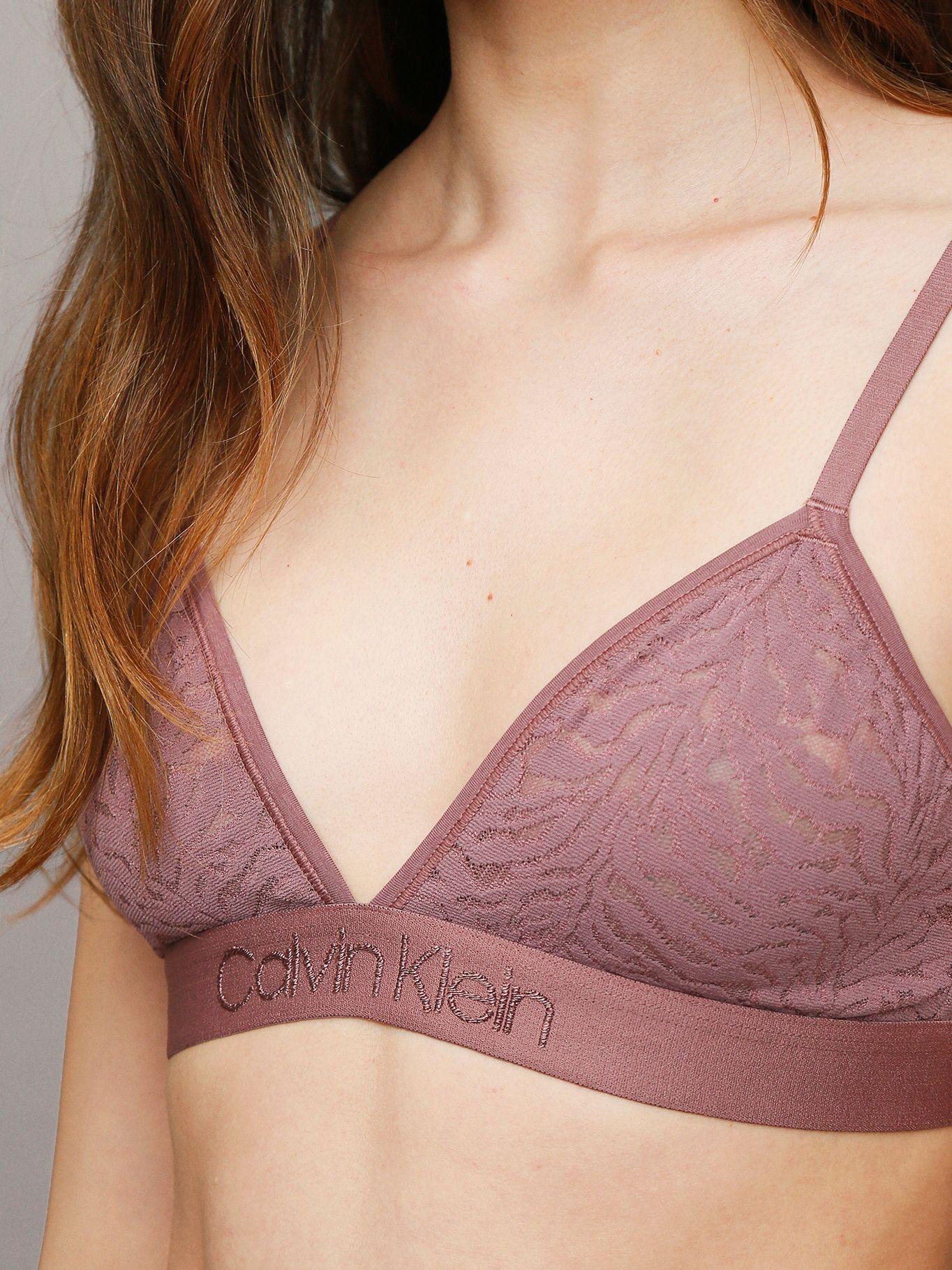 Bralette Triángulo Intrinsi-Unlined Morado Calvin Klein-4
