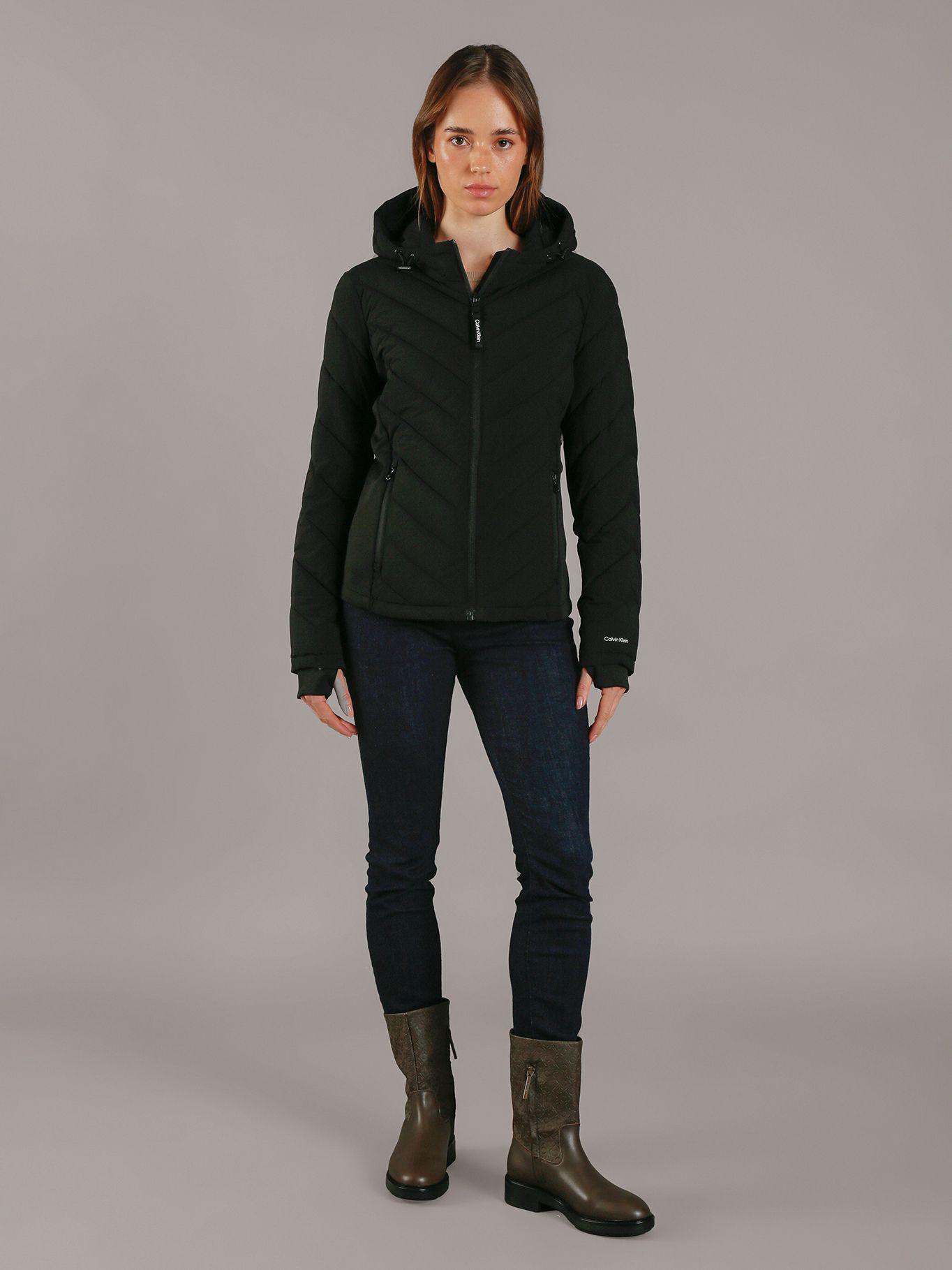 Parka Stretch Packbale Negro Calvin Klein-1