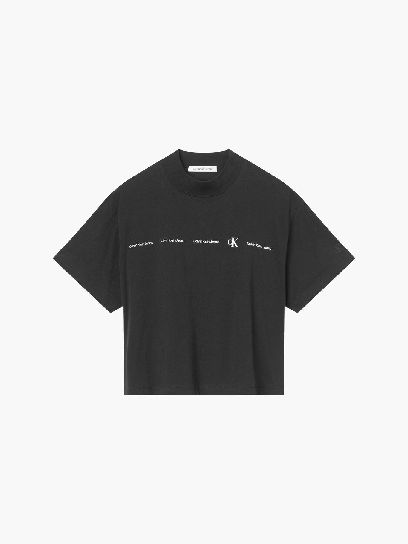 Polera Repeat Logo Negro Calvin Klein-4