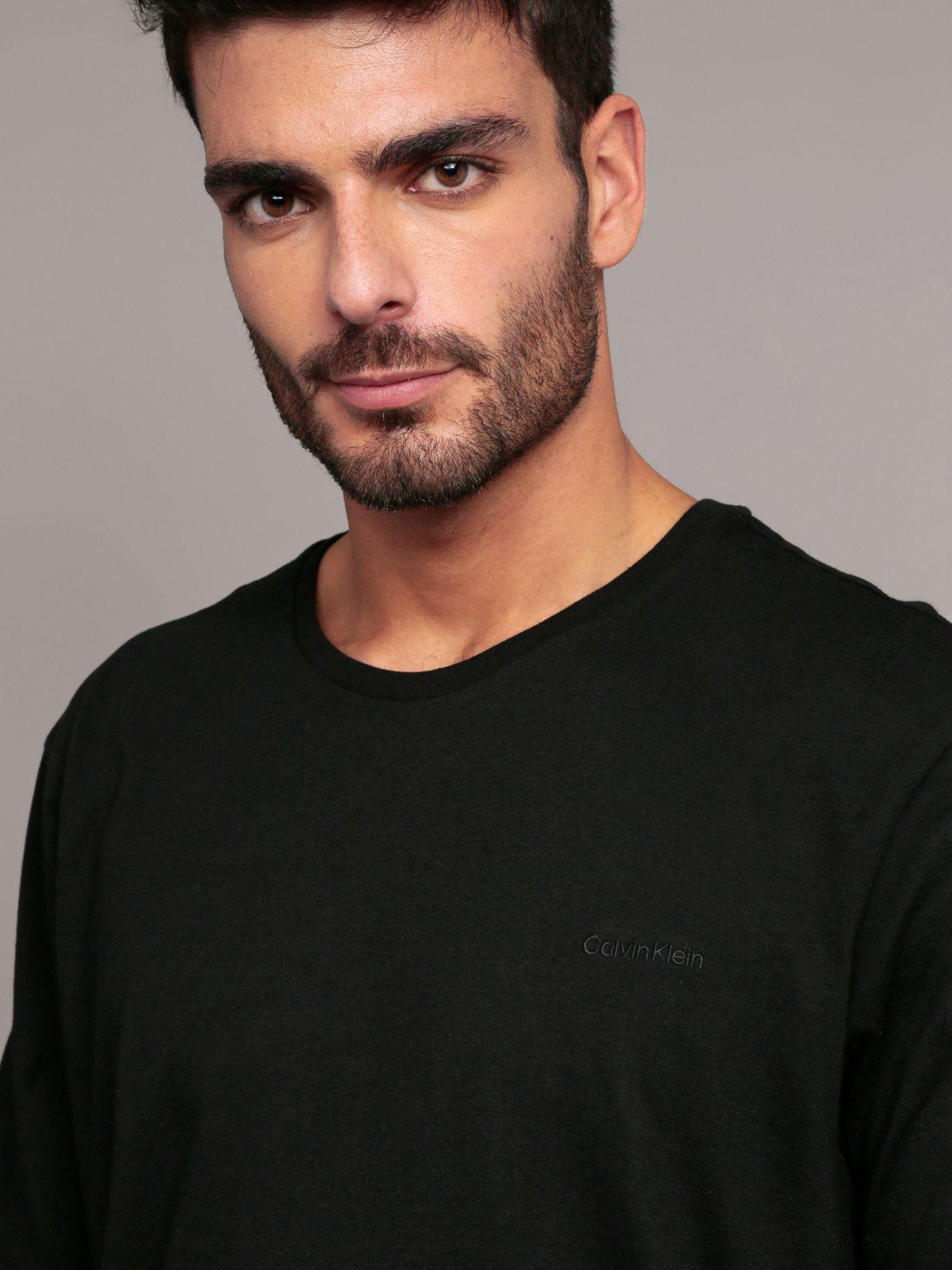 Polera Solid Liquid Negro Calvin Klein-4