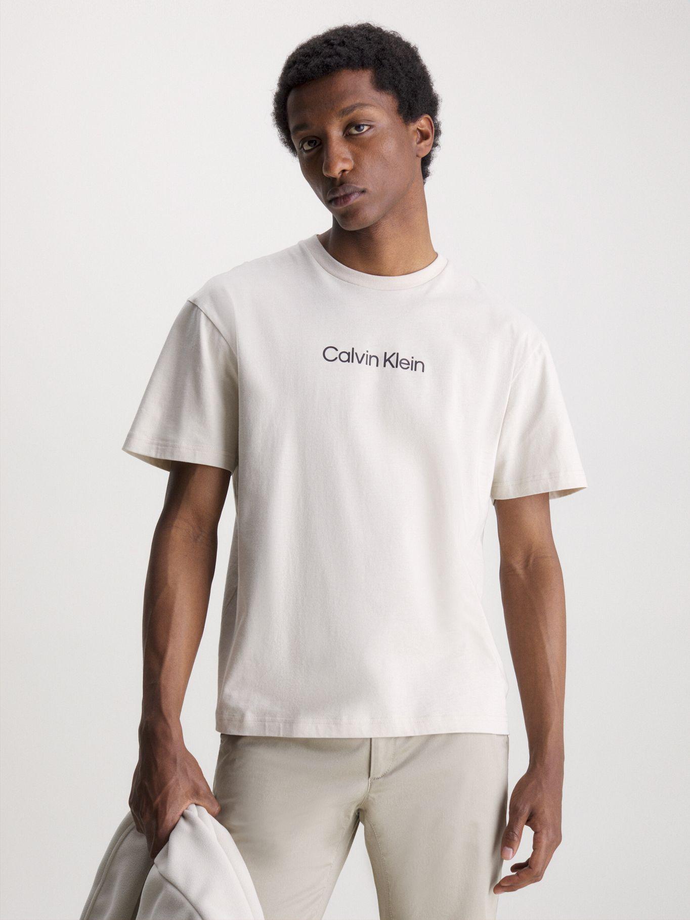 Polera Hero con Logo Comfort  Beige Calvin Klein-0