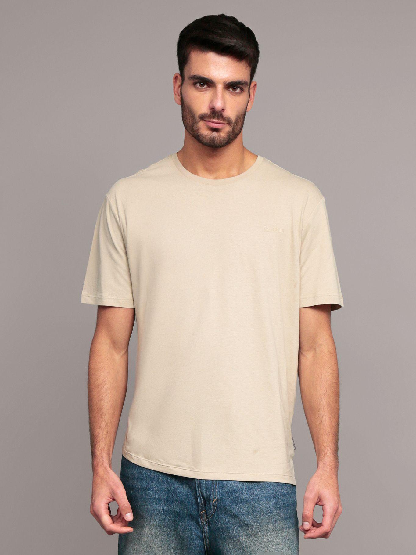 Polera Solid Liquid Beige Calvin Klein-0
