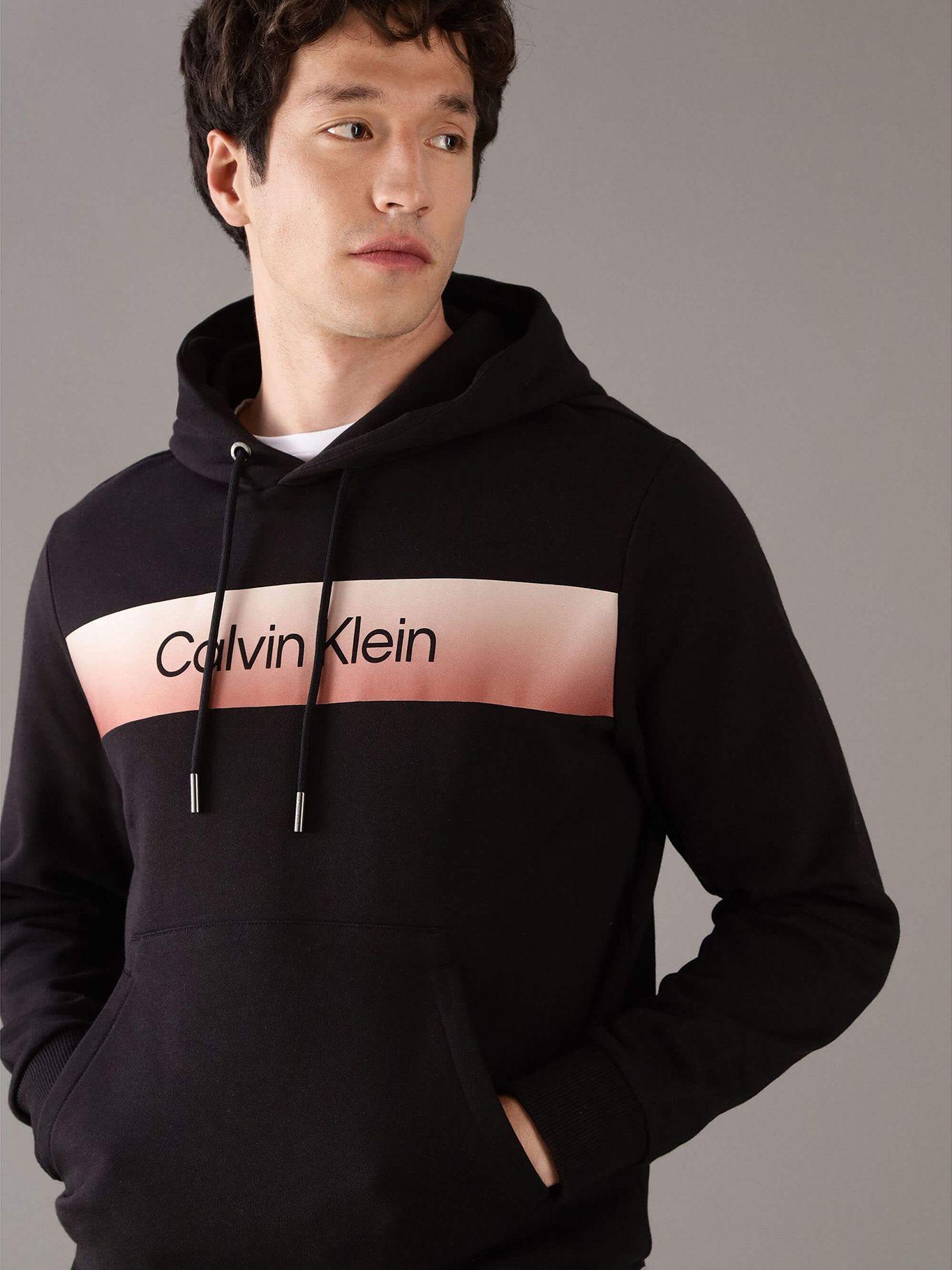 Polerón con Gorro Chest Logo Negro Calvin Klein-3