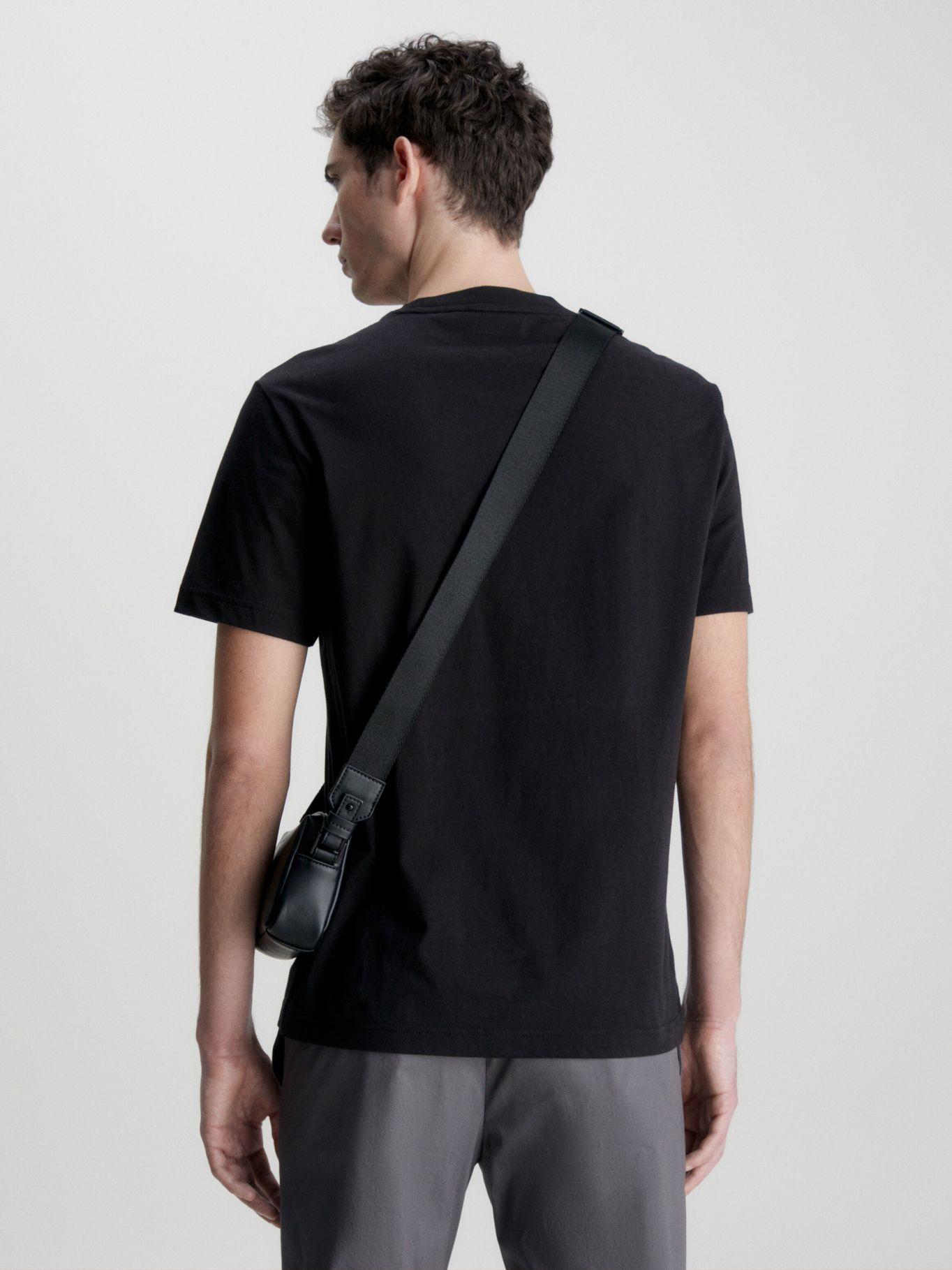 Polera Mixed Print Stencil Negro Calvin Klein-2