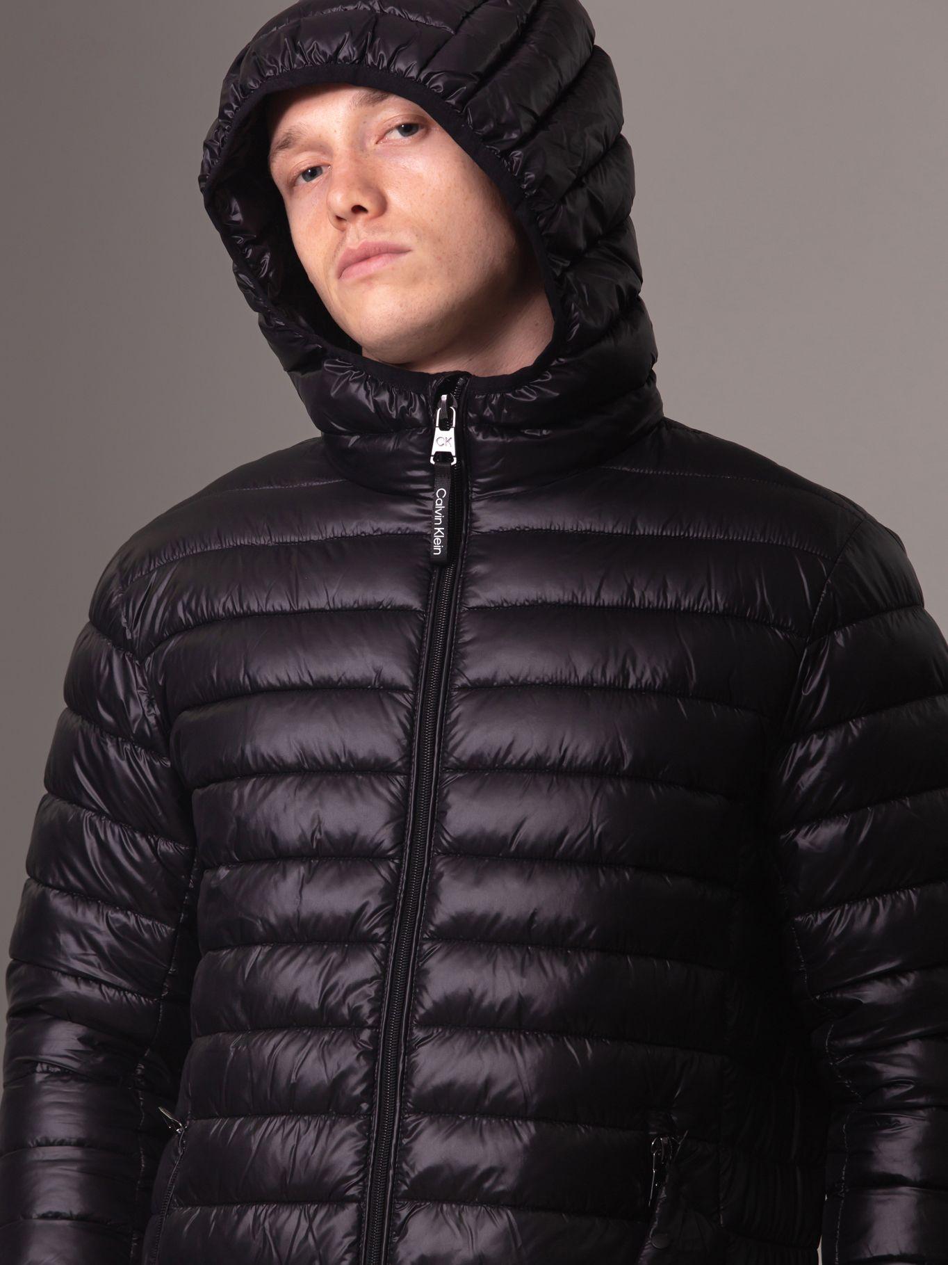Parka con Gorro Packable BLK Negro Calvin Klein-3