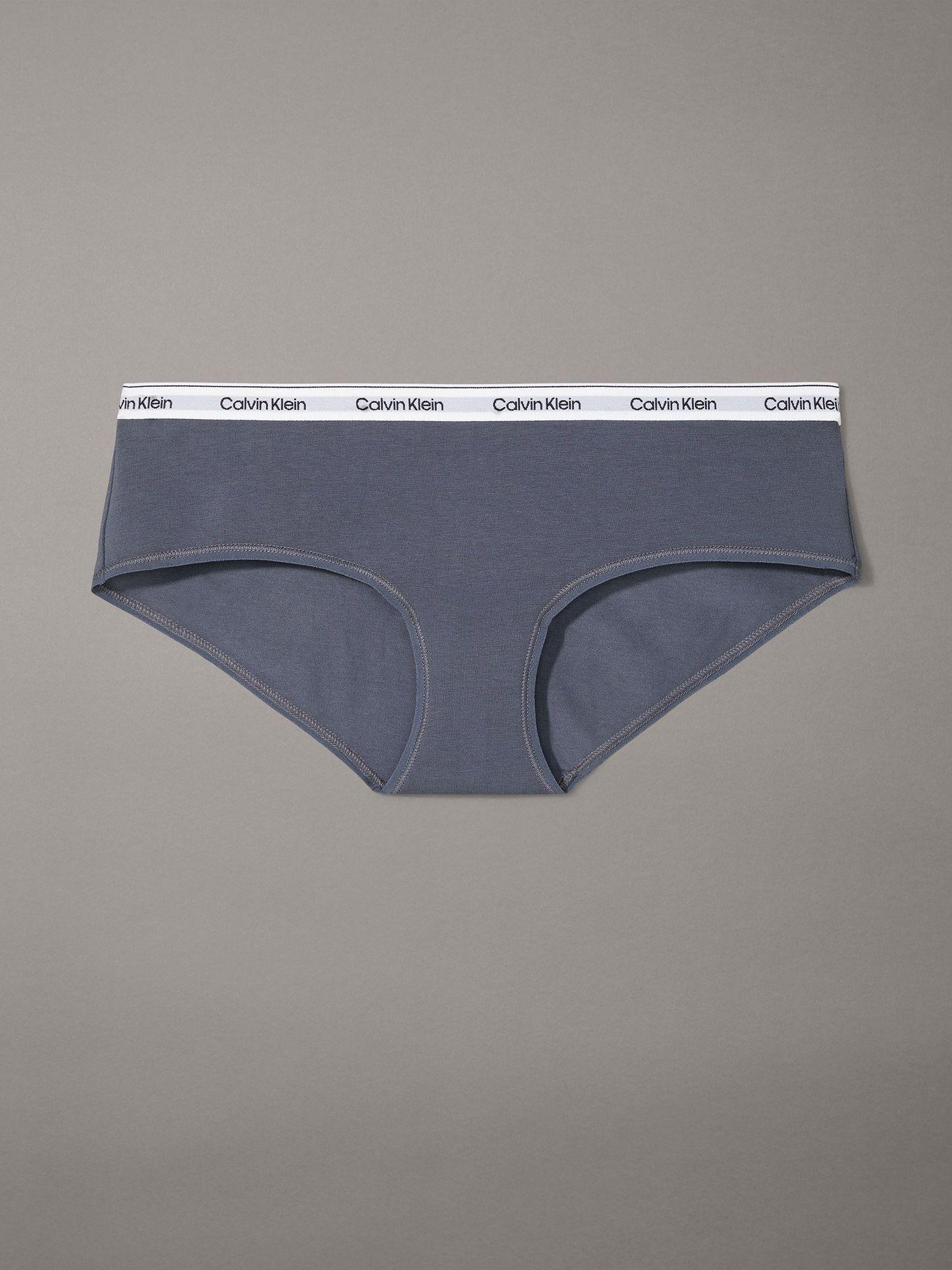 Calzón Hipster Modern Logo Azul Calvin Klein-5