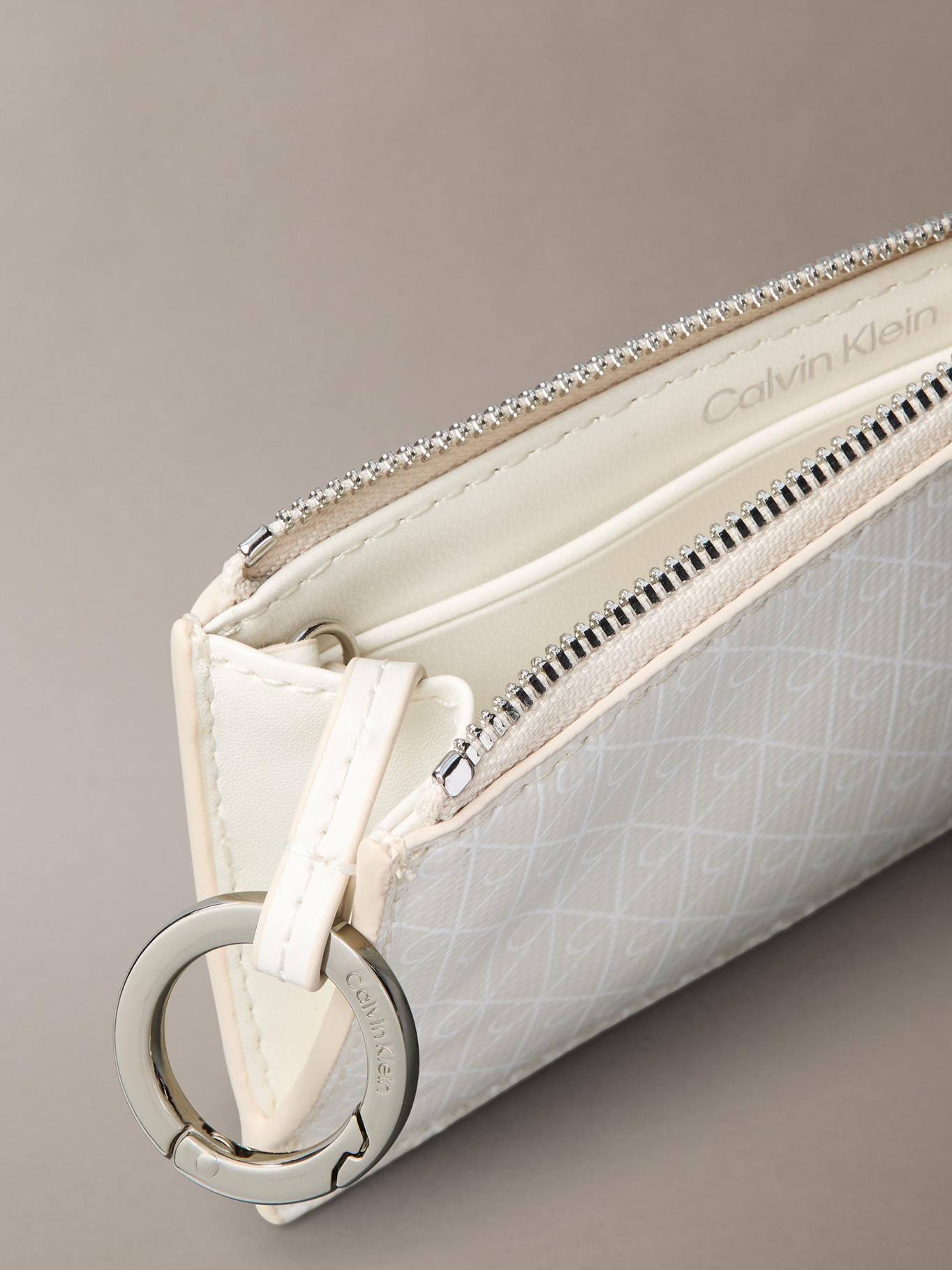 Tarjetero Y Estampado Monograma CK Blanco Calvin Klein-2