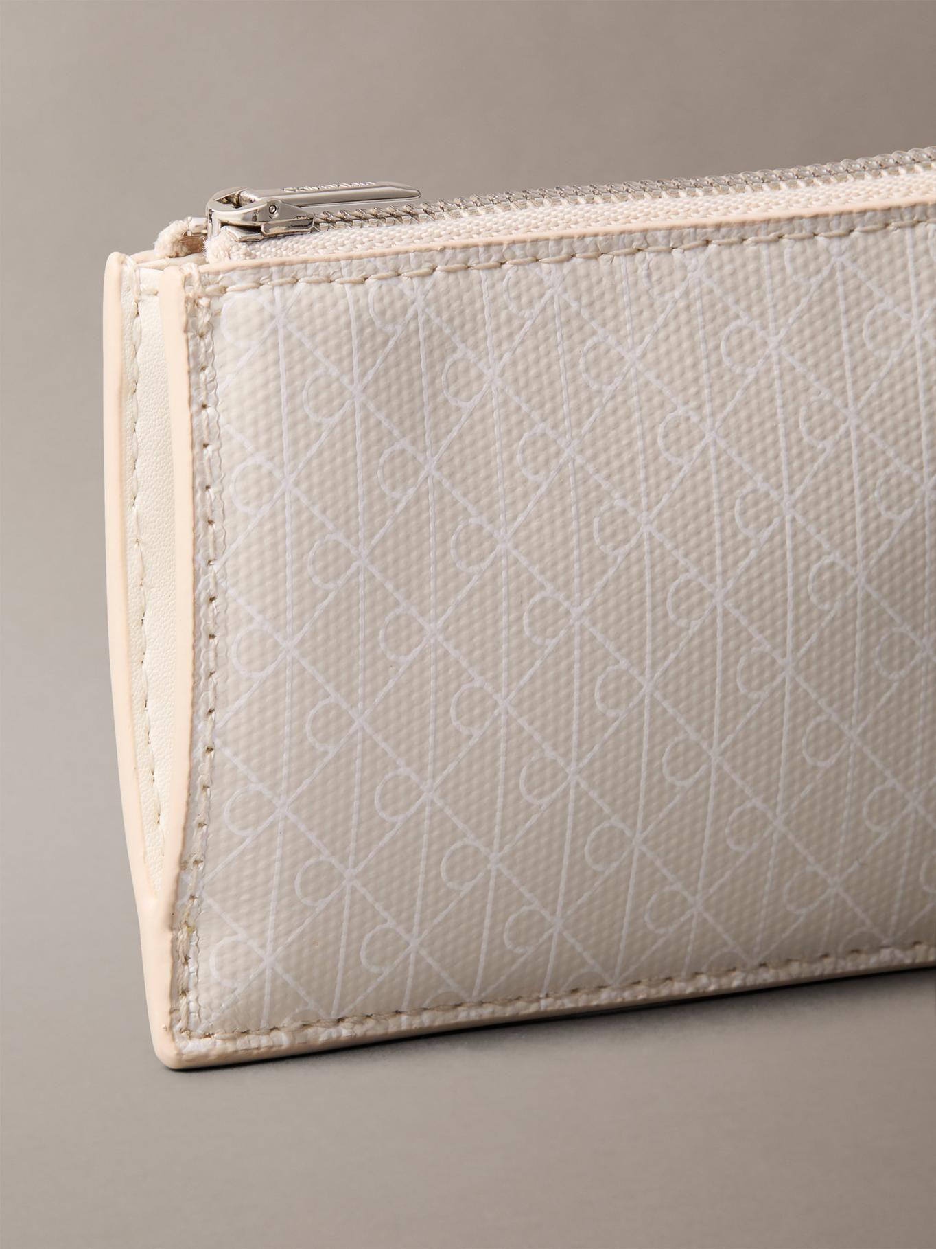 Tarjetero Y Estampado Monograma CK Blanco Calvin Klein-3