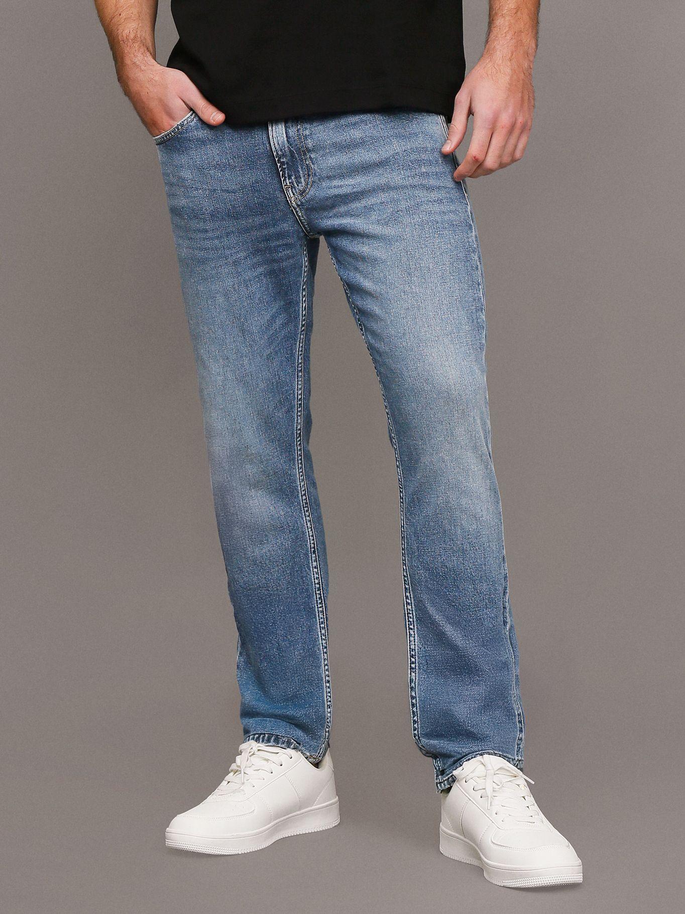 Jeans Slim Tapered Azul Calvin Klein-0