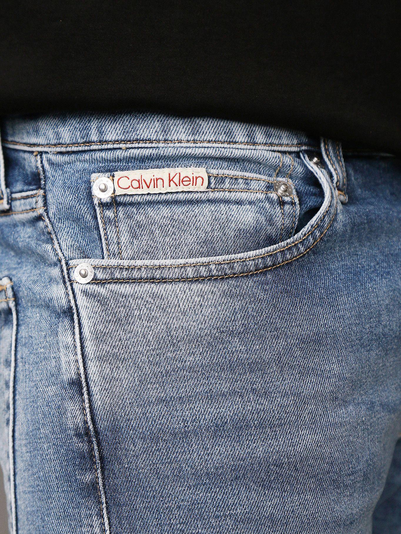 Jeans Slim Tapered Azul Calvin Klein-4