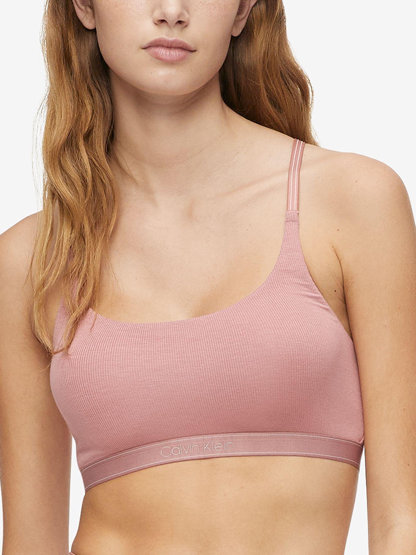 Bralette Unlined Rosa Calvin Klein-0