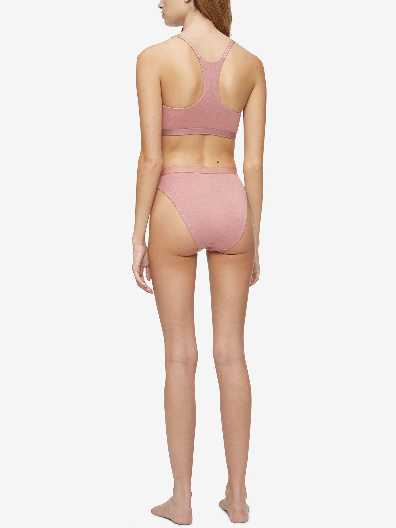 Bralette Unlined Rosa Calvin Klein-2