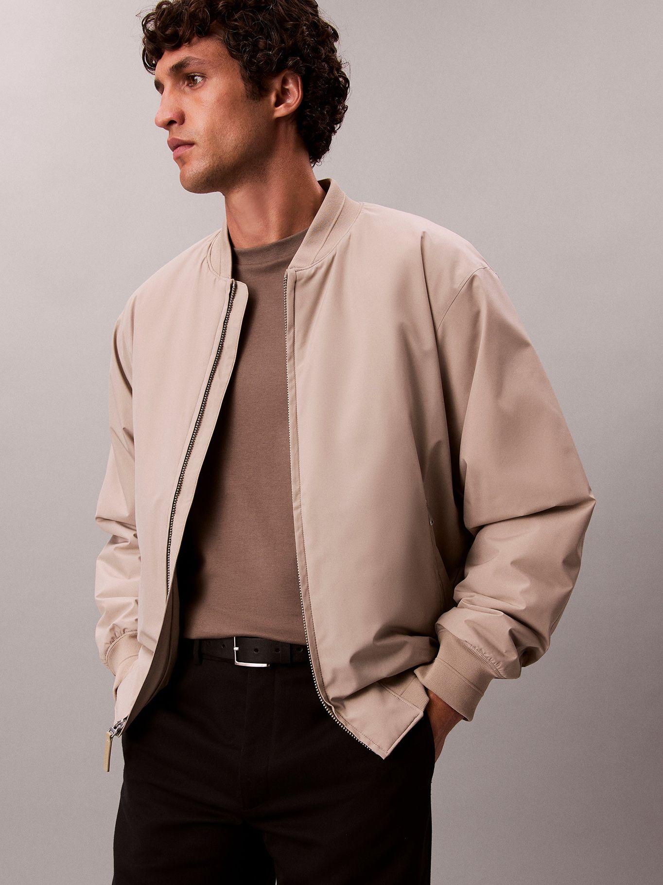 Polera de Algodón Supima Interlock Cafe Calvin Klein-3