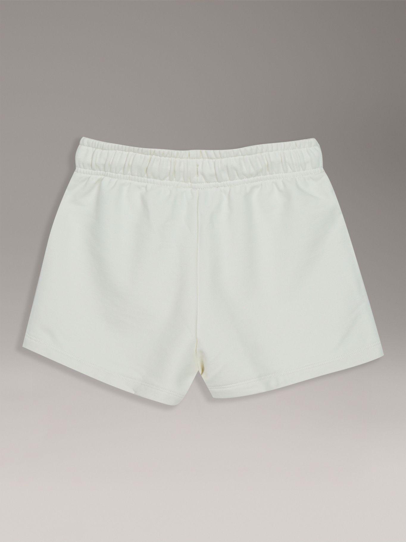 Short Niña Script Logo Blanco Calvin Klein-1