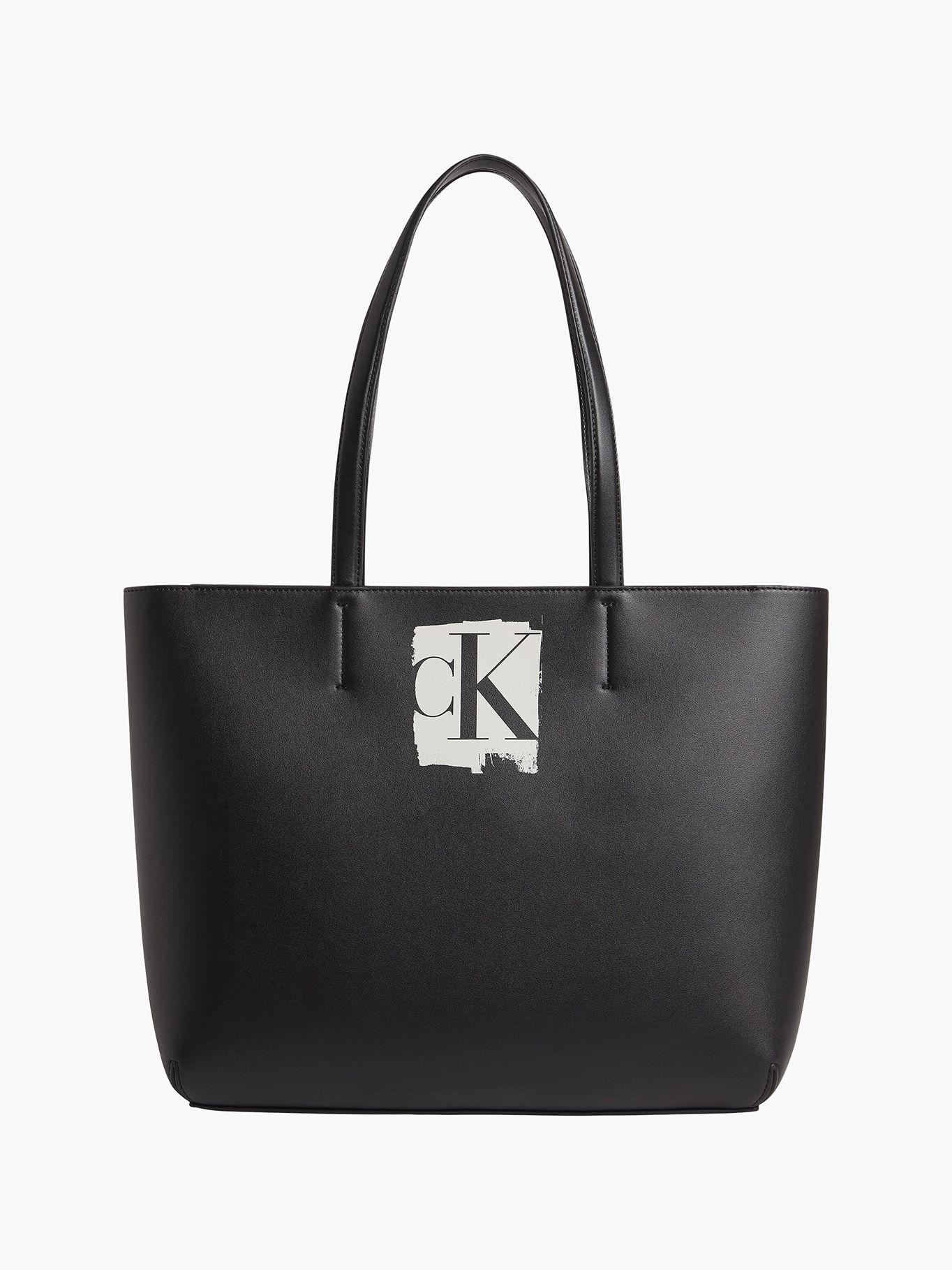 Cartera Sculpted Shopper Ck Box Negro Calvin Klein-0