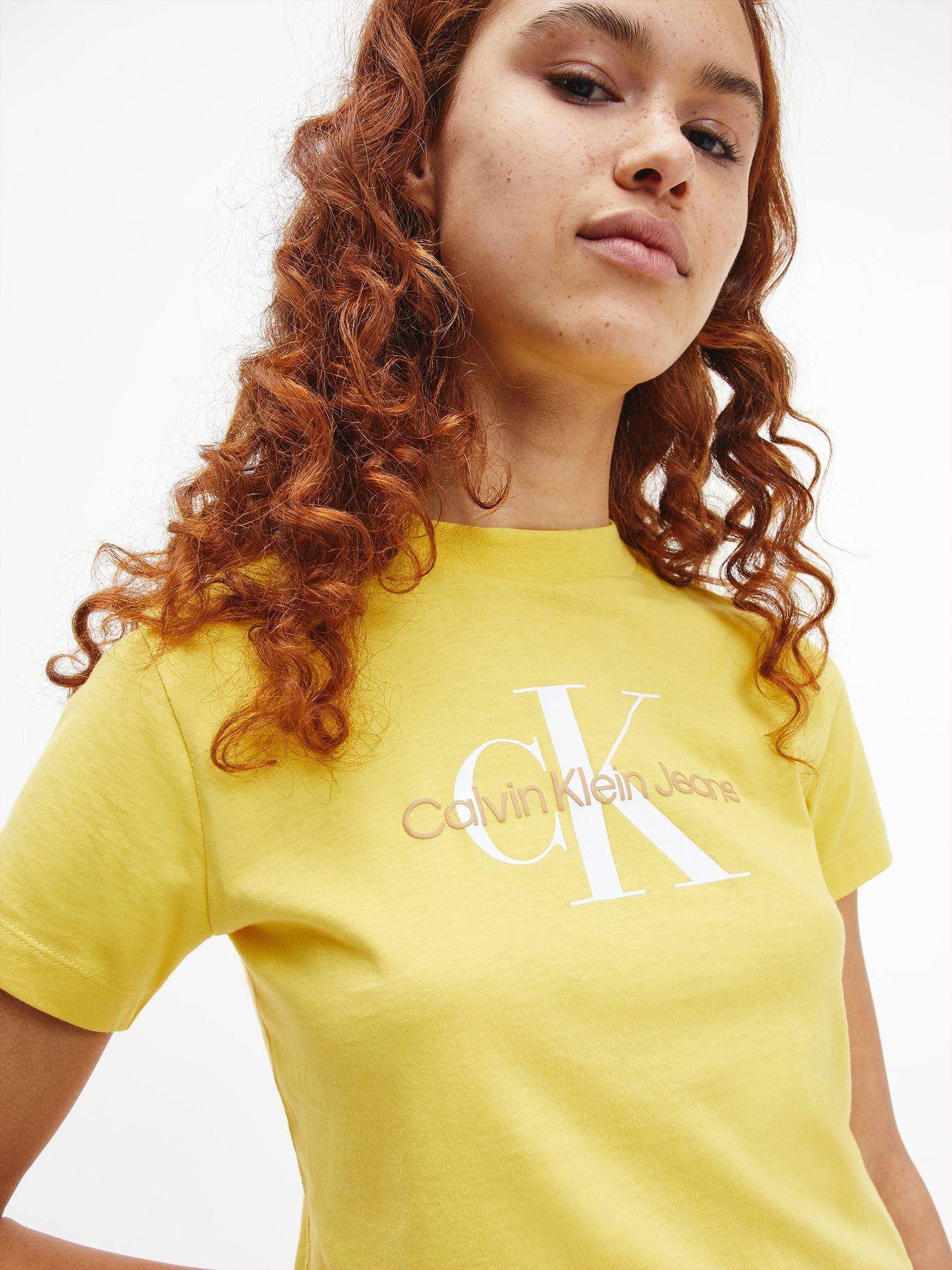 Polera Monogram Baby Amarillo Calvin Klein-3