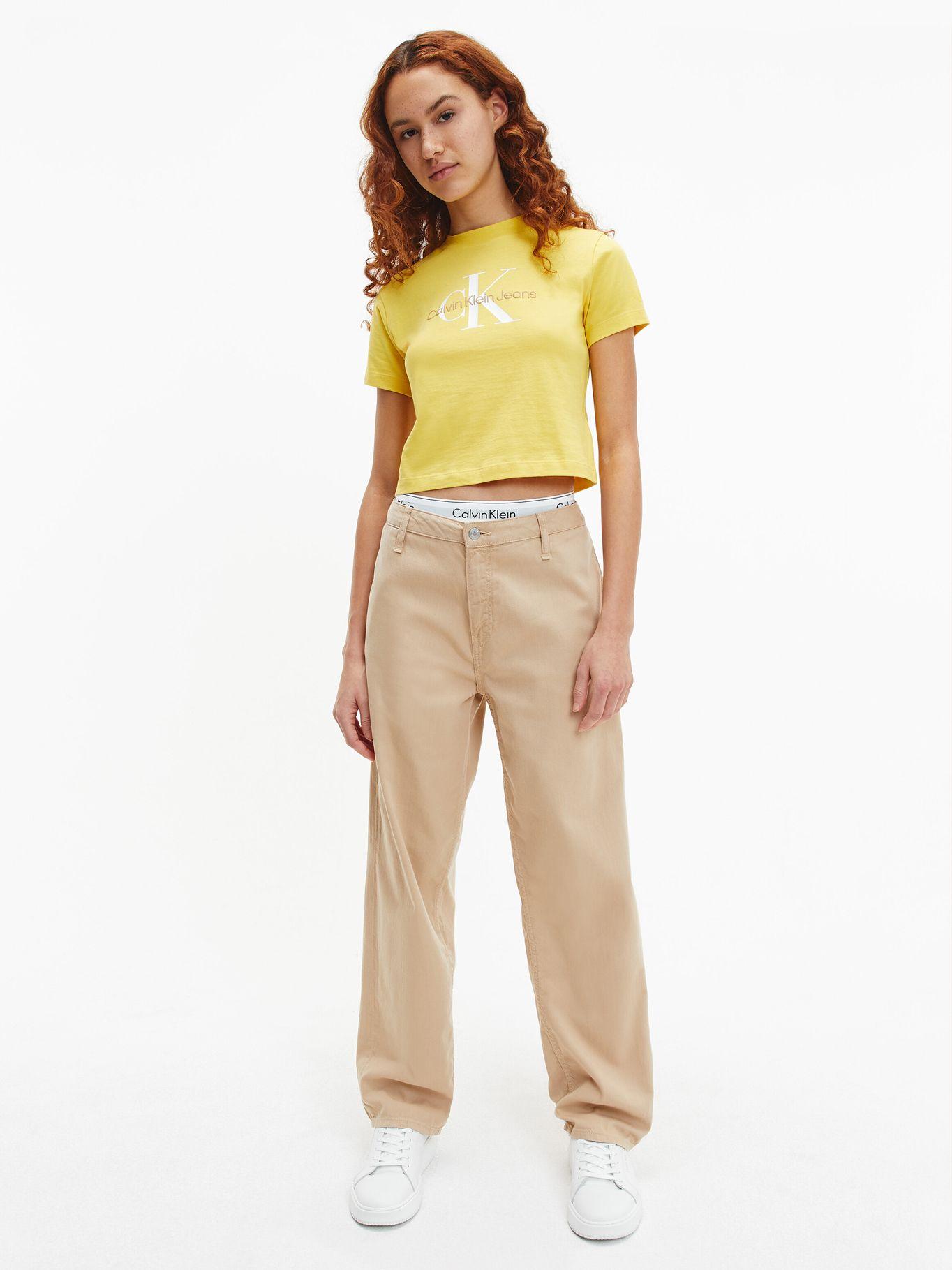 Polera Monogram Baby Amarillo Calvin Klein-1