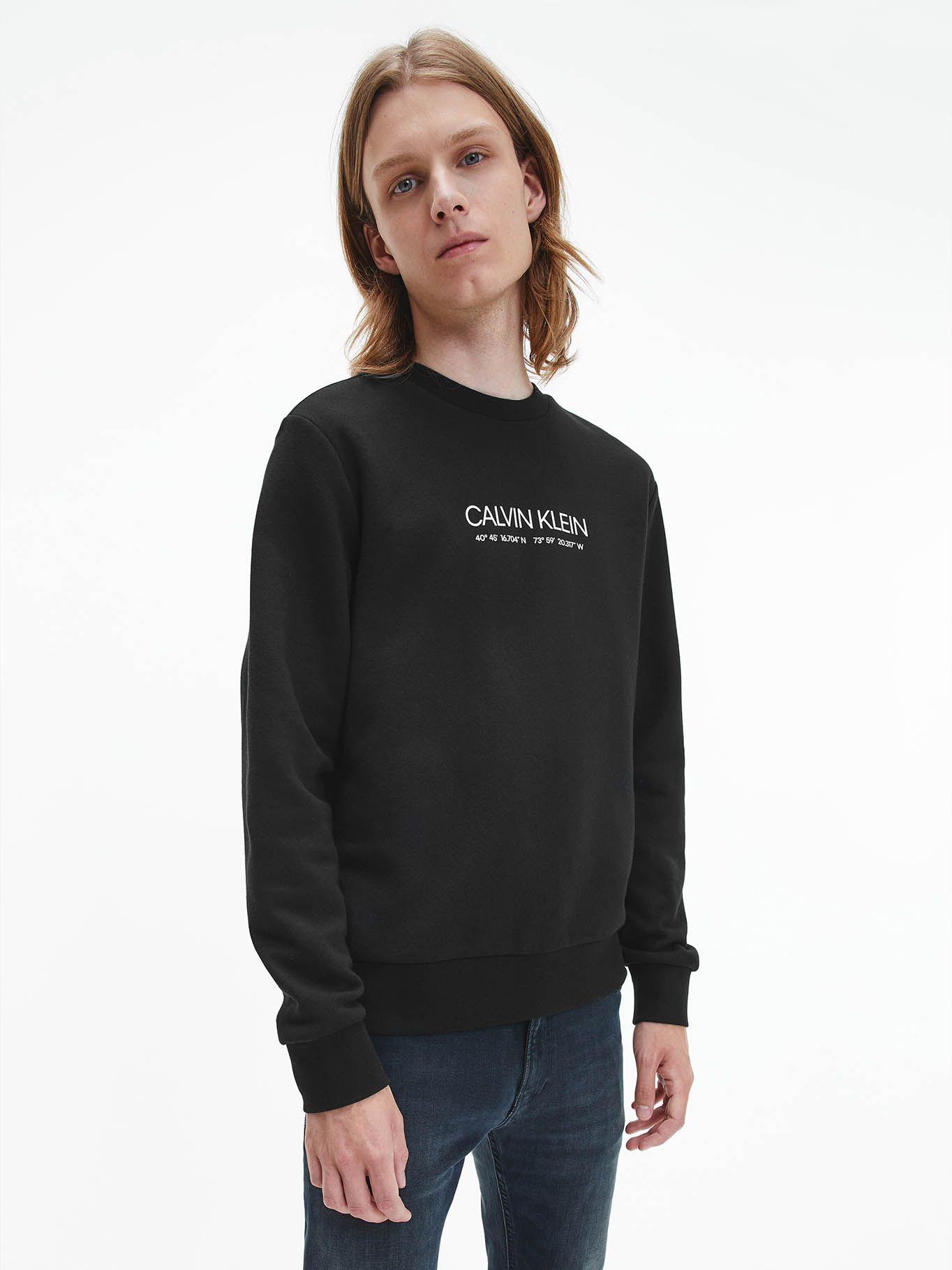 Polerón Logo Coordinates Negro Calvin Klein-0