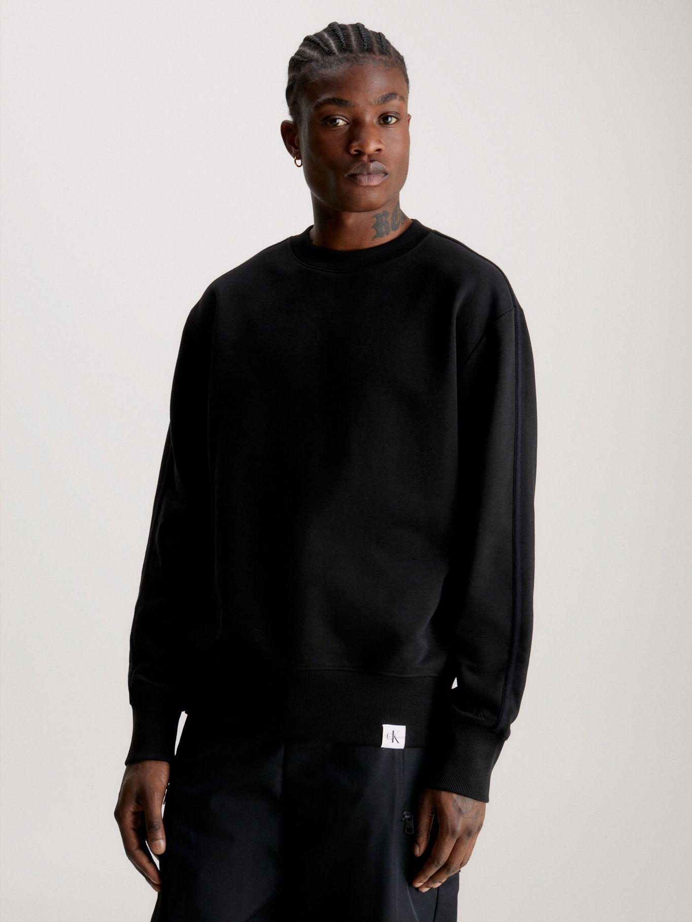 Polerón Woven Tab Negro Calvin Klein-0