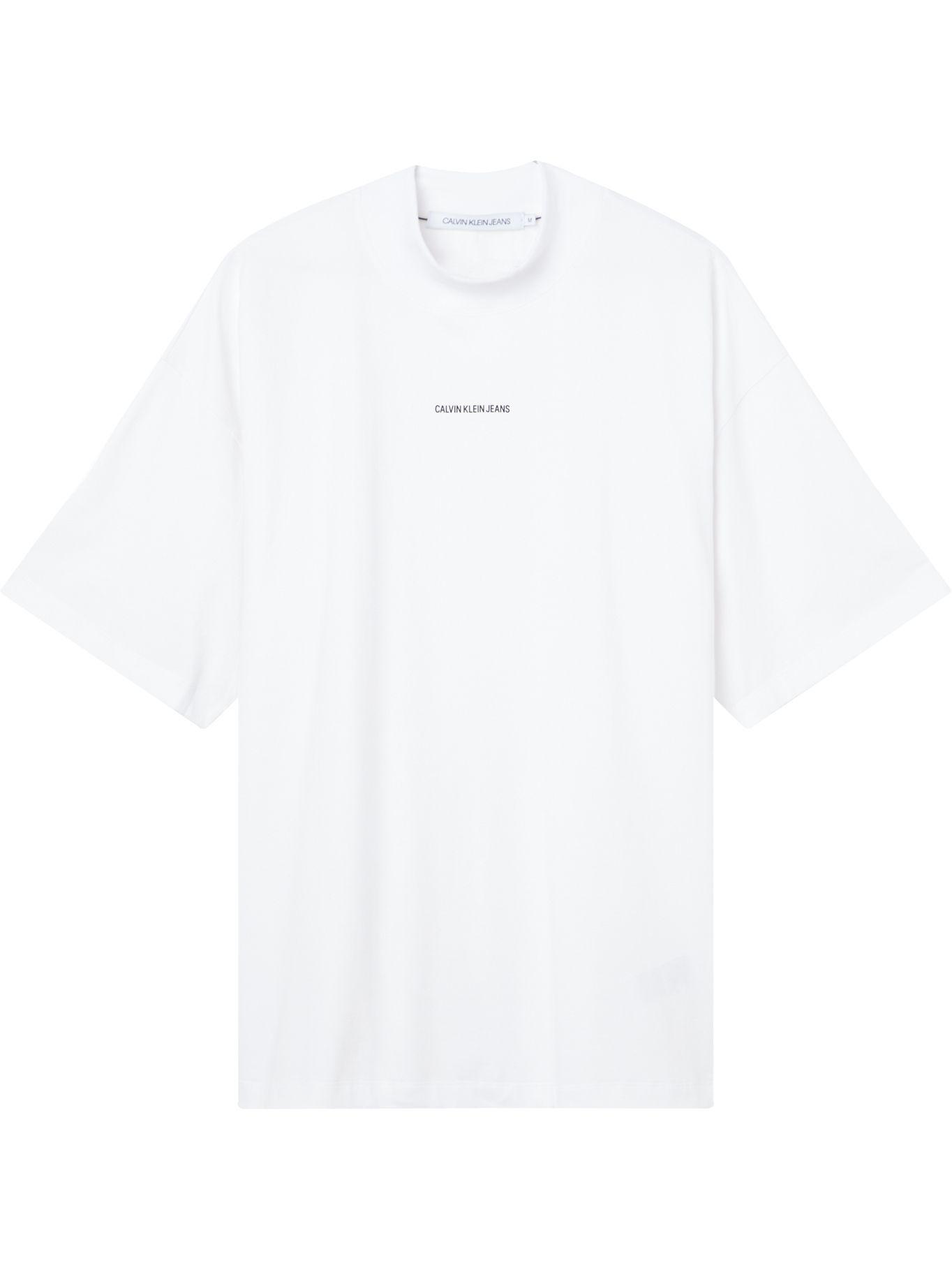 Polera Branding Mock Blanco Calvin Klein-0